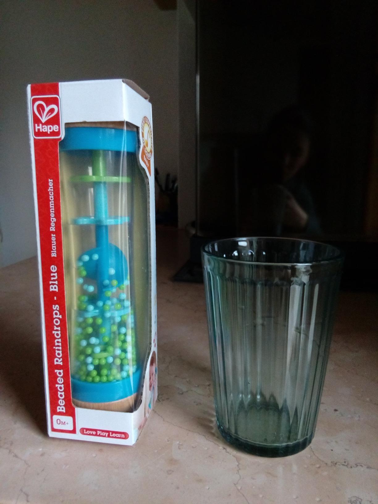 Hape Cascata di Perline bastone pioggia blu neonati