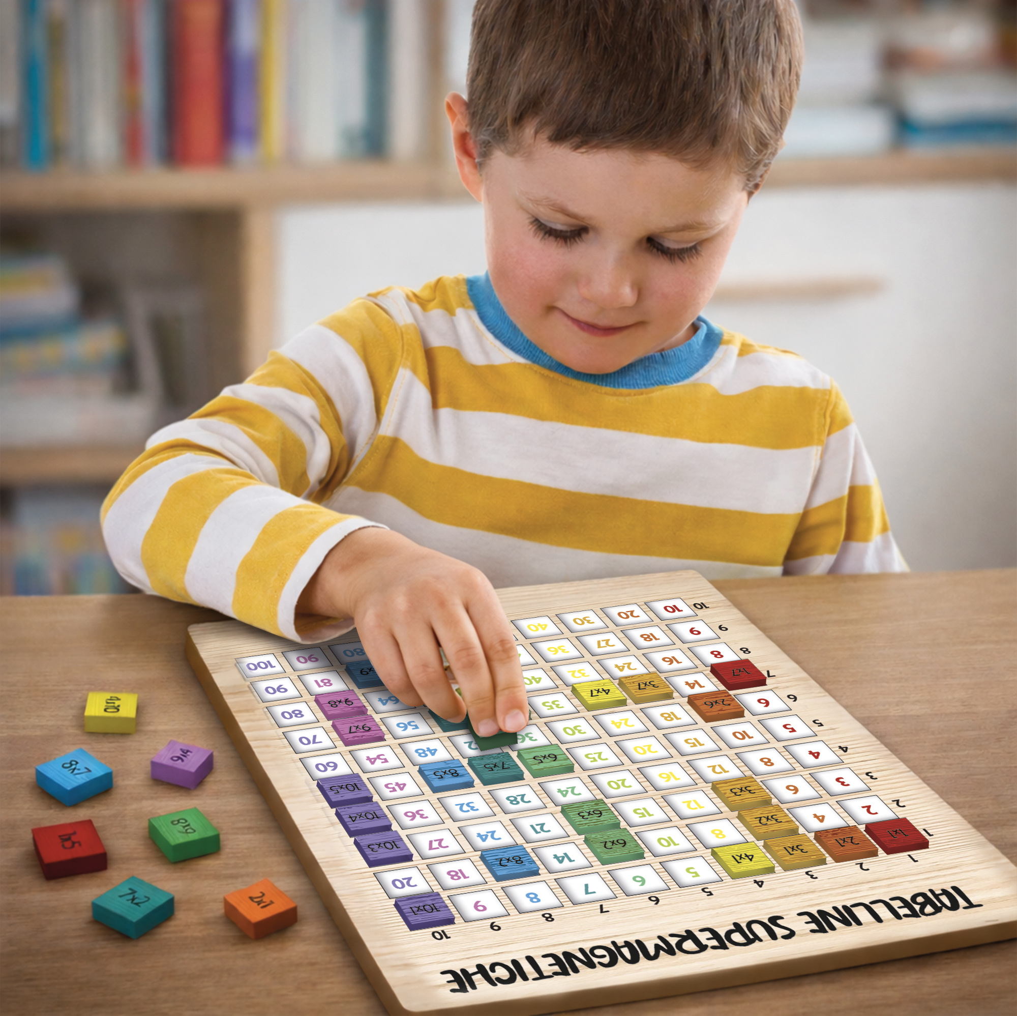Lisciani I'm a Genius Tabelline Supermagnetiche gioco in legno