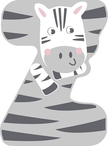 smallfoot Lettere Legno 12533 lettera cameretta Z zebra 6 pezzi