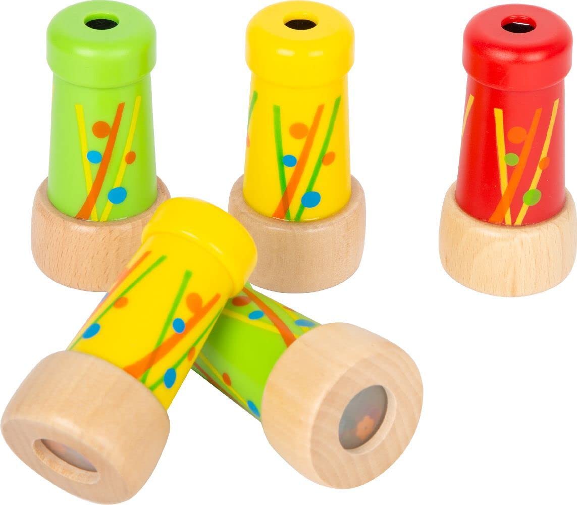 smallfoot Mini Caleidoscopio giocattolo legno set 5 pezzi