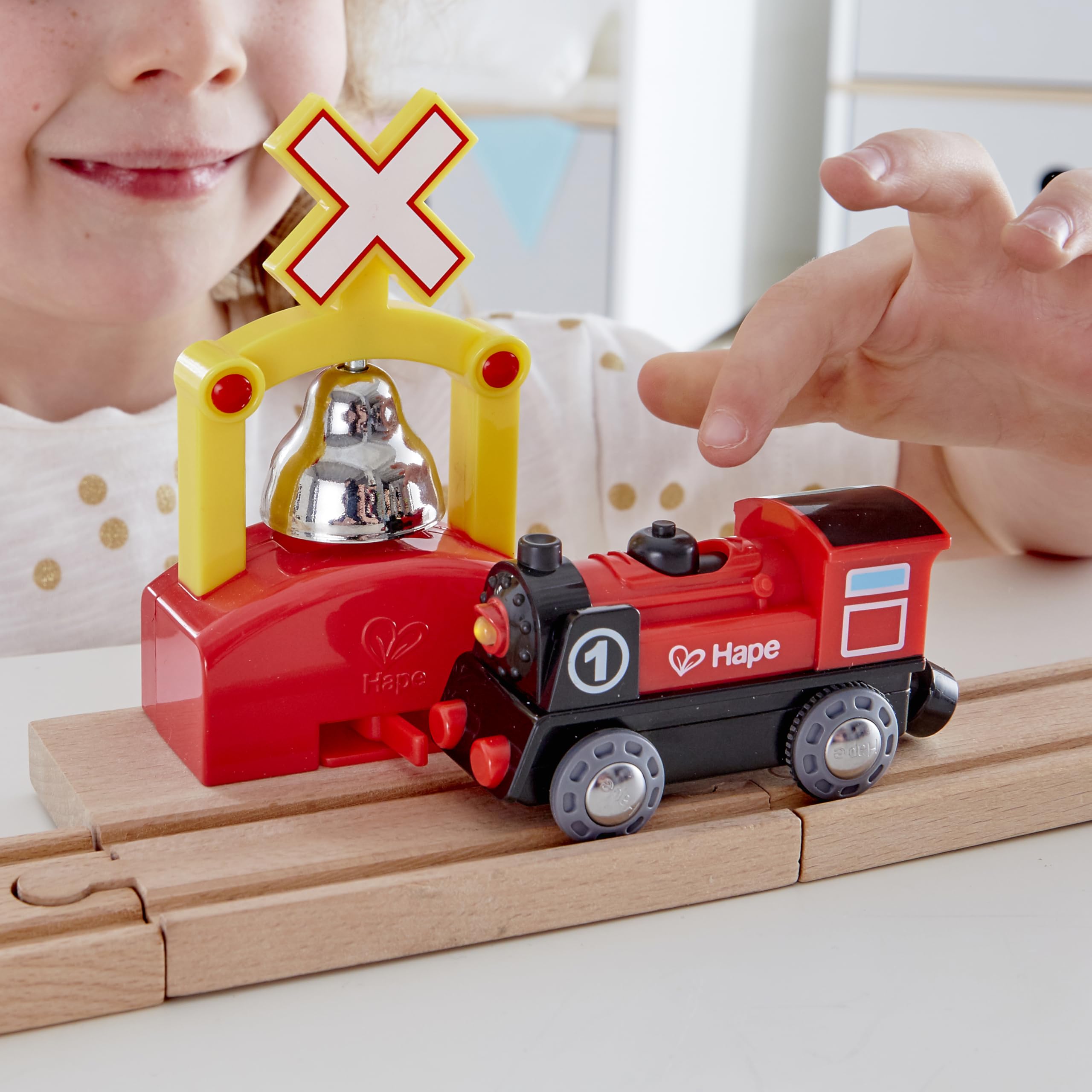 Hape Campanella Treno Automatica trenino legno con suono