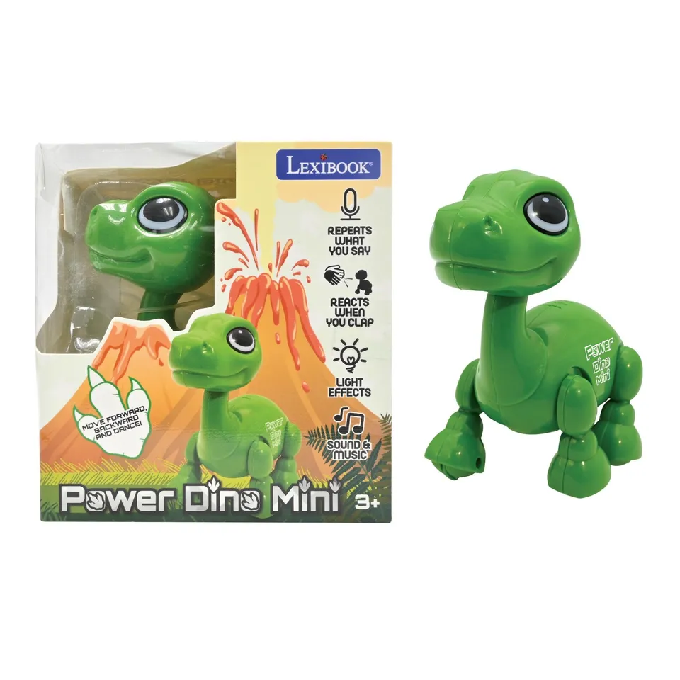 Lexibook Power Dino Mini dinosauro robot ROB02DINOLXB suoni