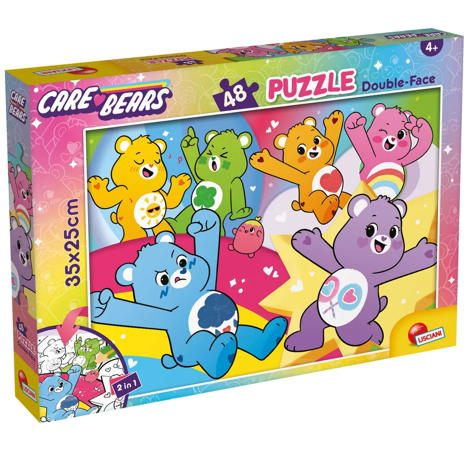 Lisciani Care Bears Df M-Plus 48 puzzle 48 pezzi da colorare