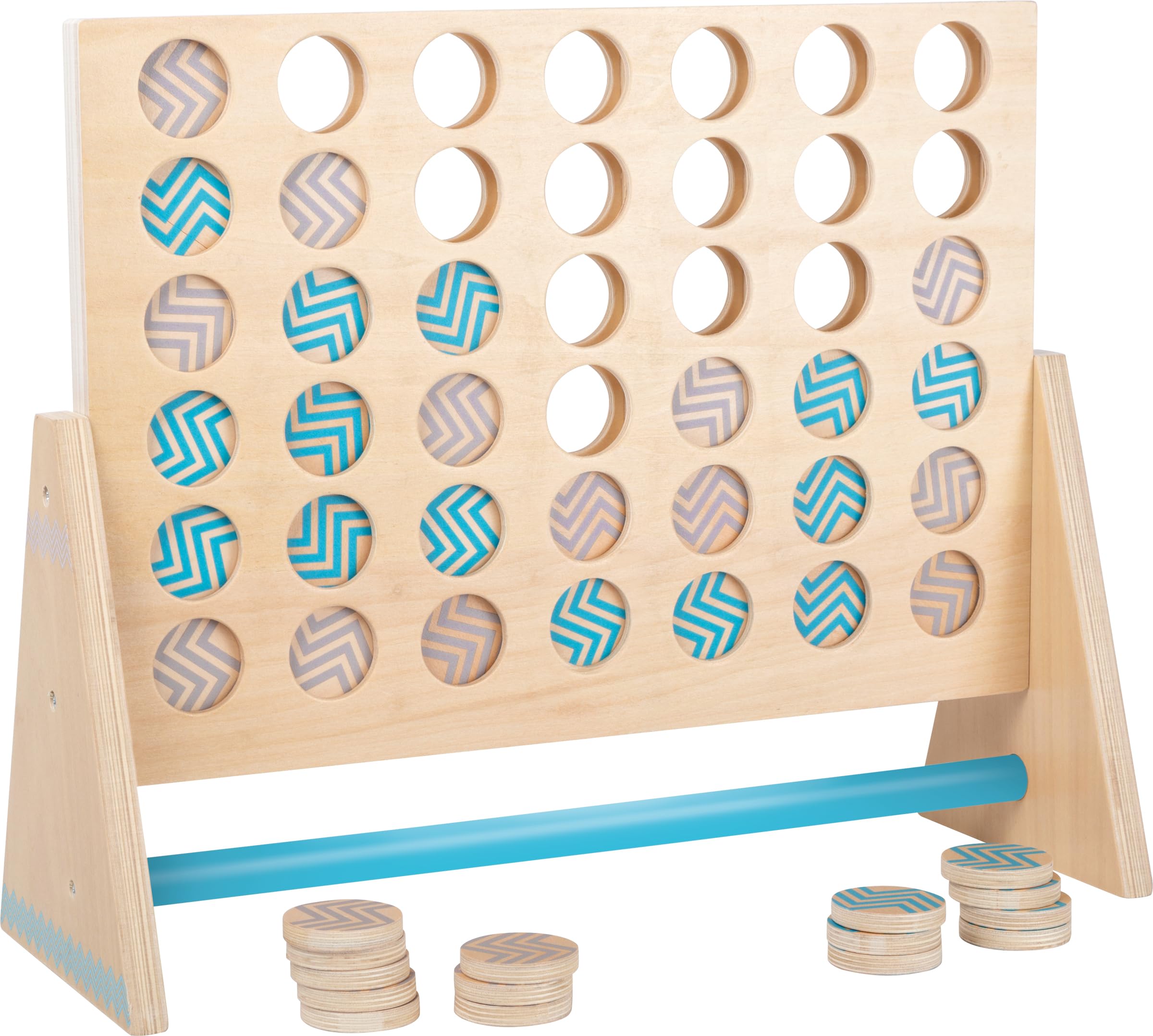 smallfoot Active 12031 quattro in fila XXL gioco legno giardino