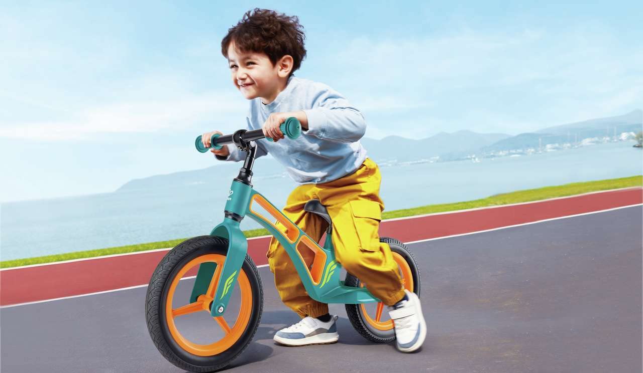 Hape Balance Bike bici senza pedali blu magnesio 3 anni