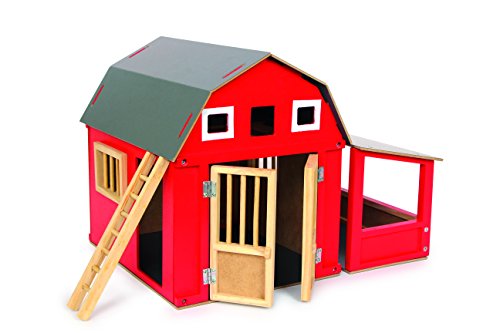 smallfoot 8555 Alabama stalla fattoria legno rossa