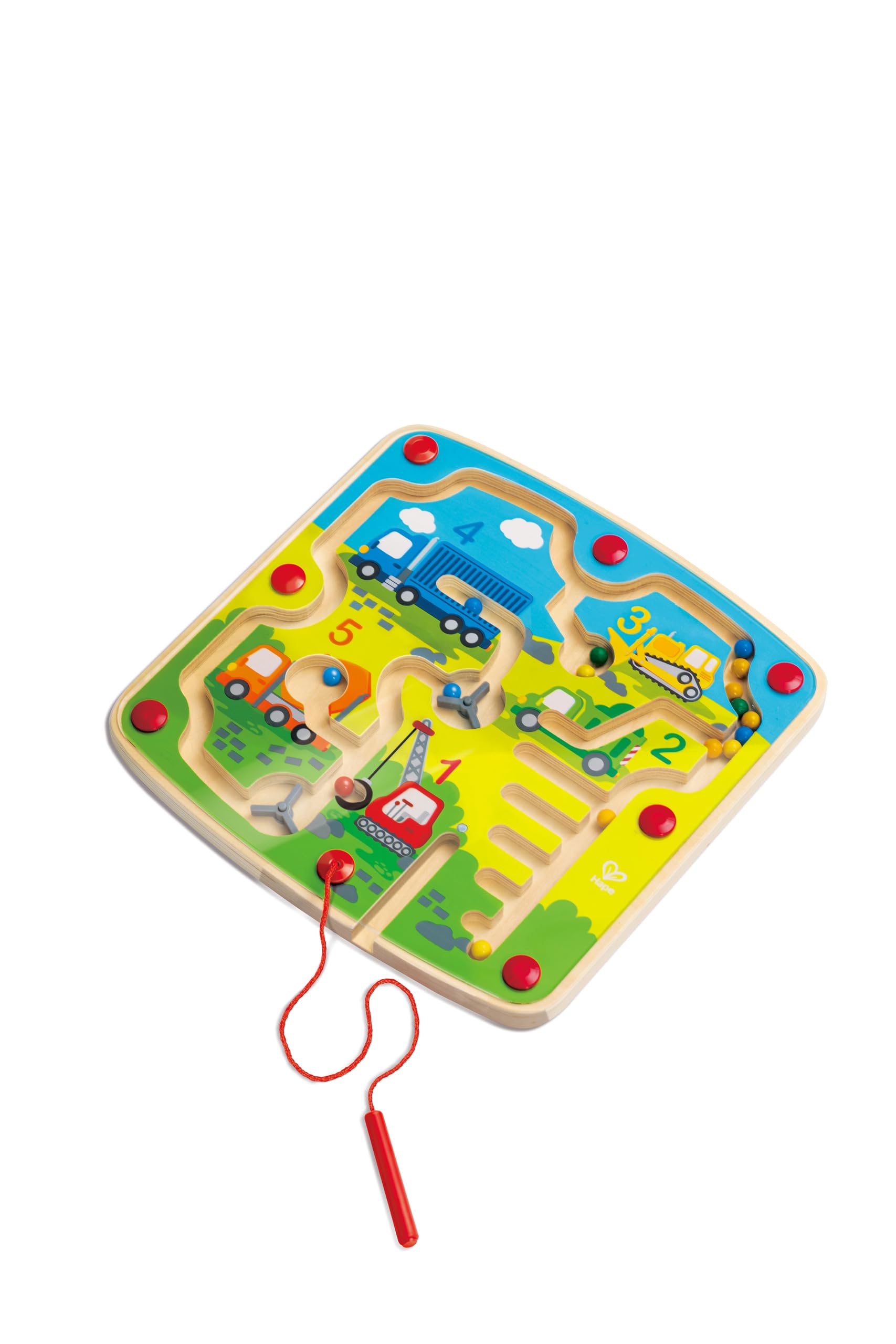 Hape Labirinto Magnetico Cantiere labirinto bambini numeri
