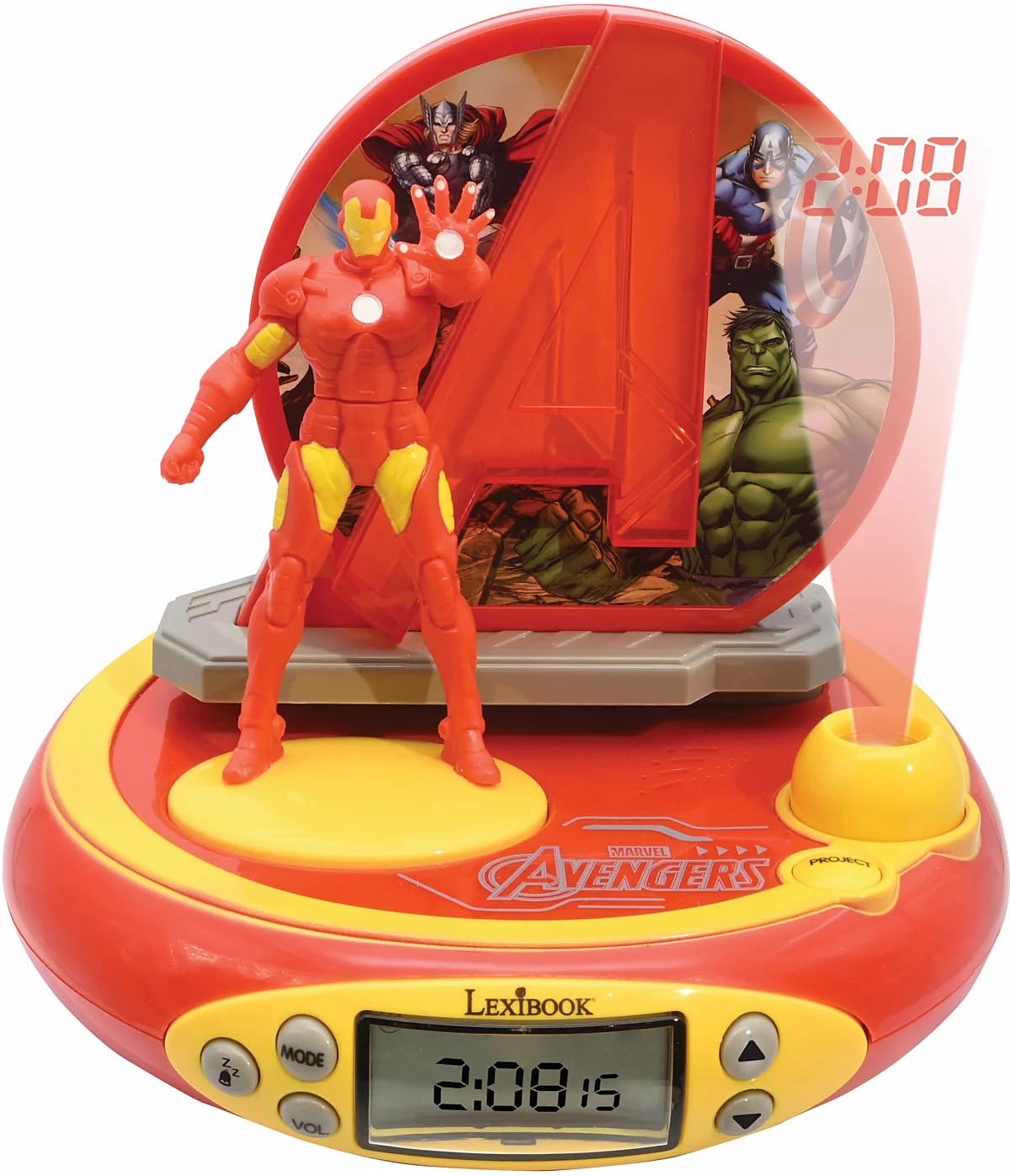Lexibook Avengers Iron Man RP510AV sveglia proiettore