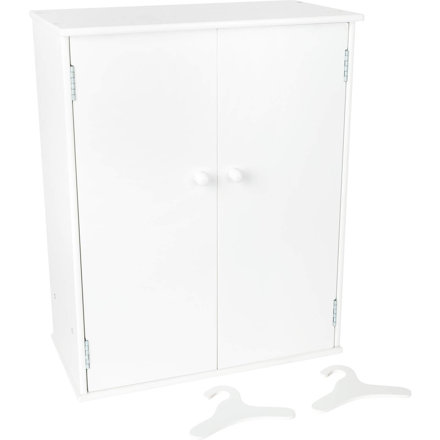 smallfoot 11213 Armadio Bambole Legno Bianco 40 cm