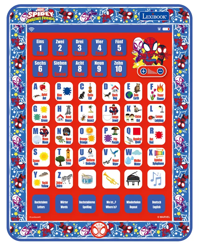 Lexibook Spidey JCPAD002SPi3 Tablet Educativo Uomo Ragno