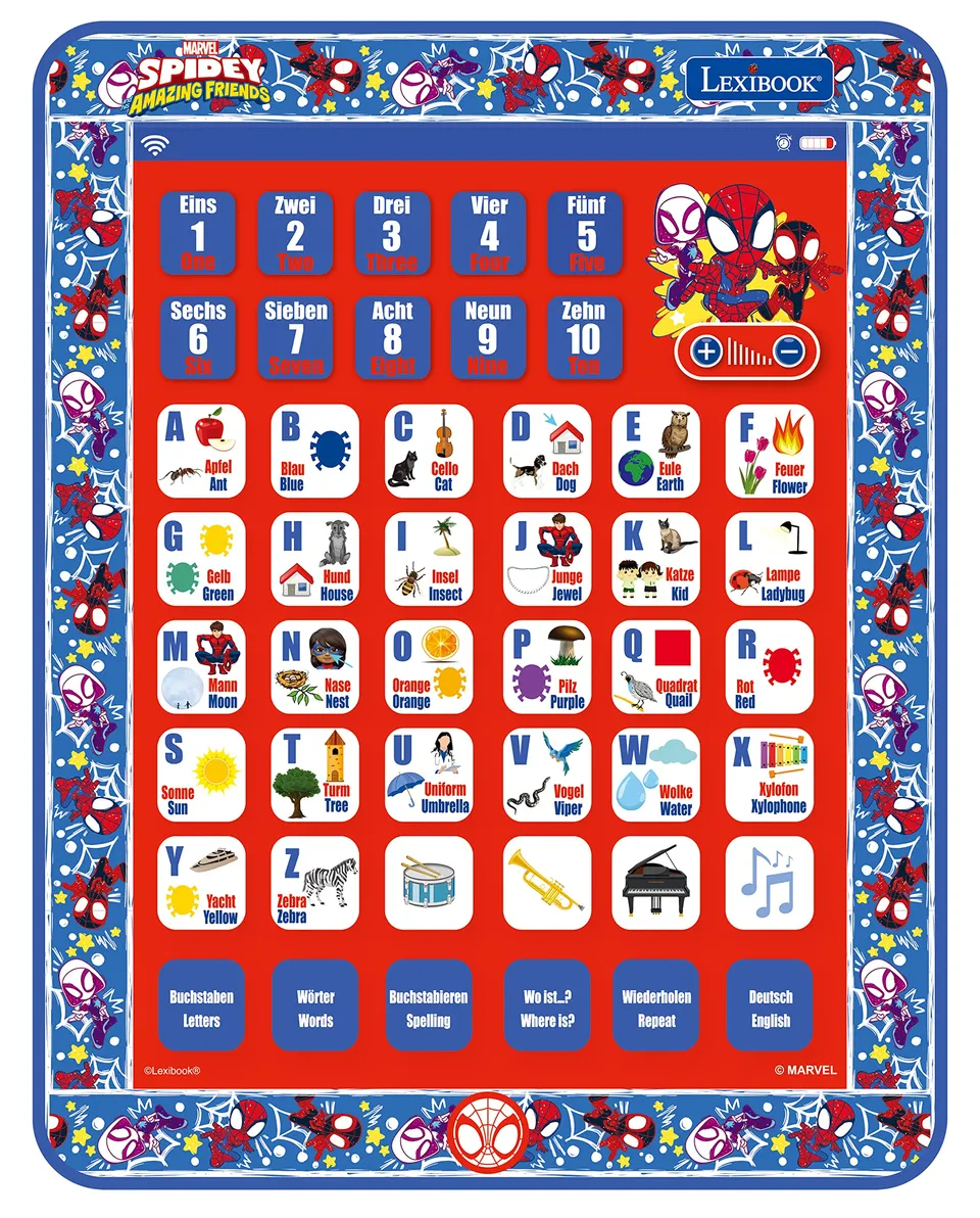 Lexibook Spidey JCPAD002SPi3 Tablet Educativo Uomo Ragno