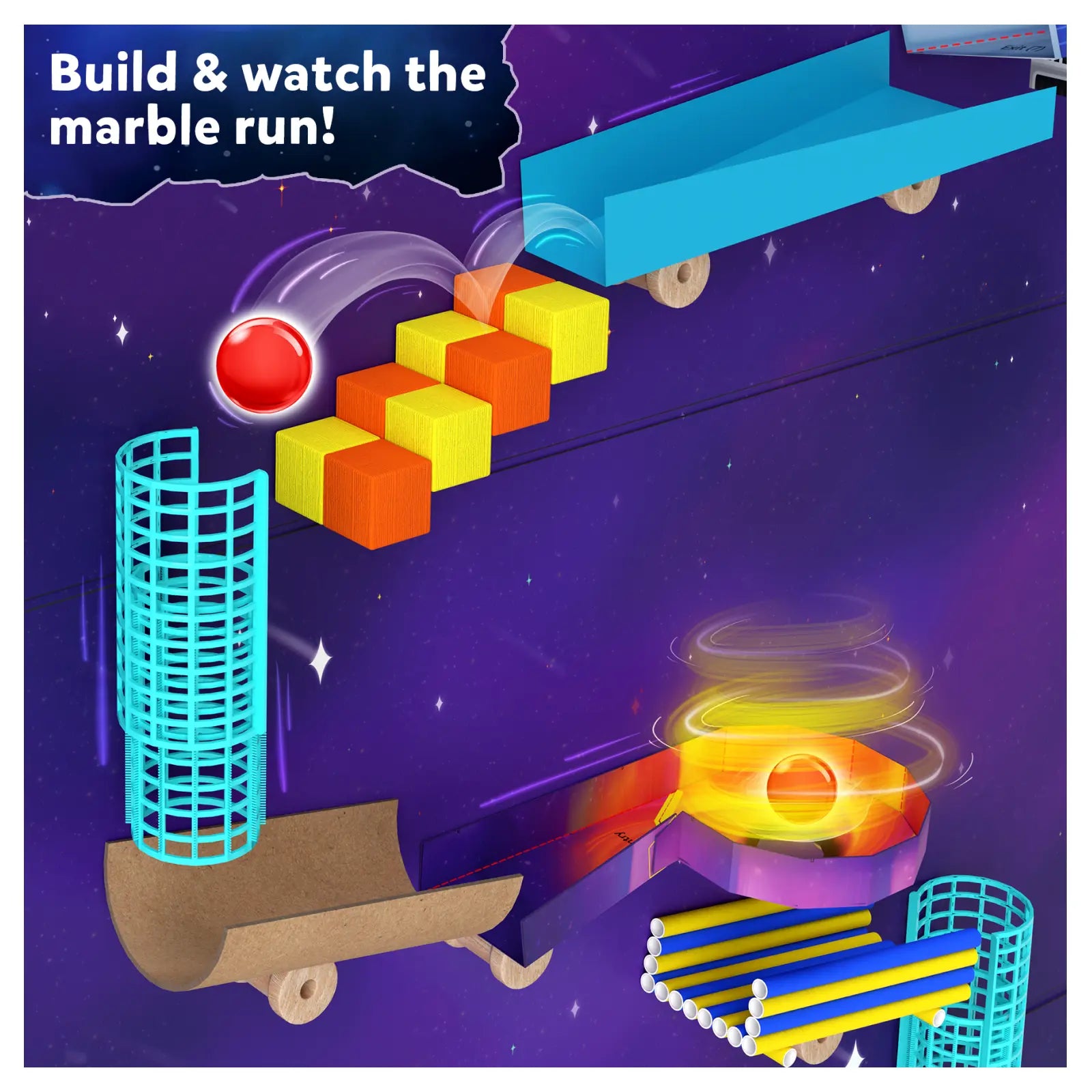 Skillmatics Marble Run pista biglie STEM costruzioni 8-13 anni