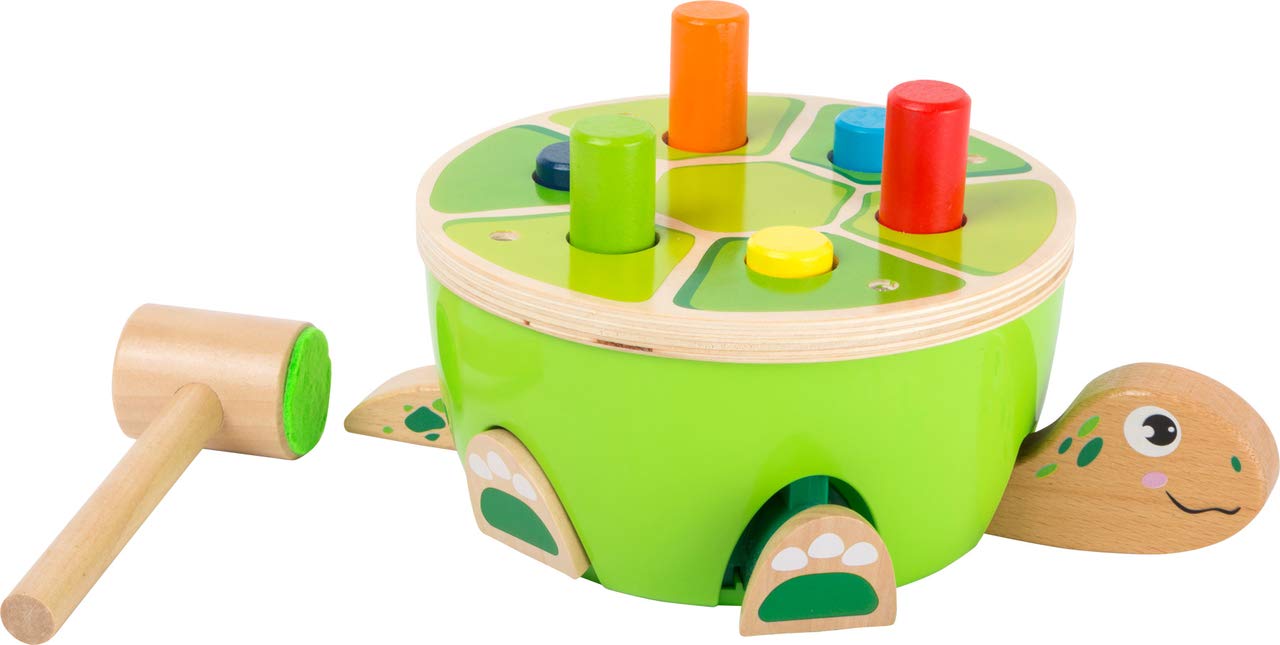 smallfoot Tartaruga banco martellare legno con martello