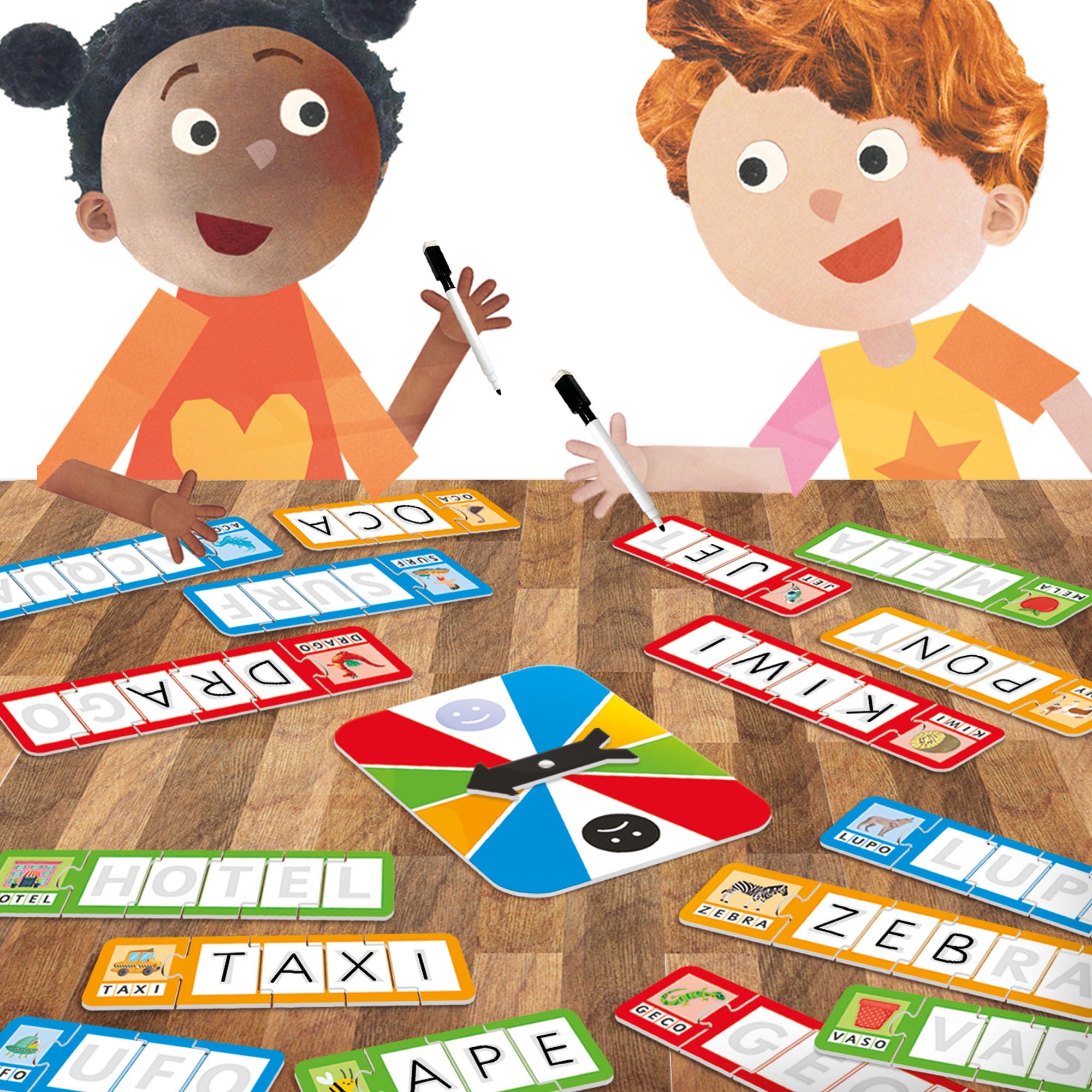 Headu Il Giocalettere tombola parole gioco educativo 3-6 anni
