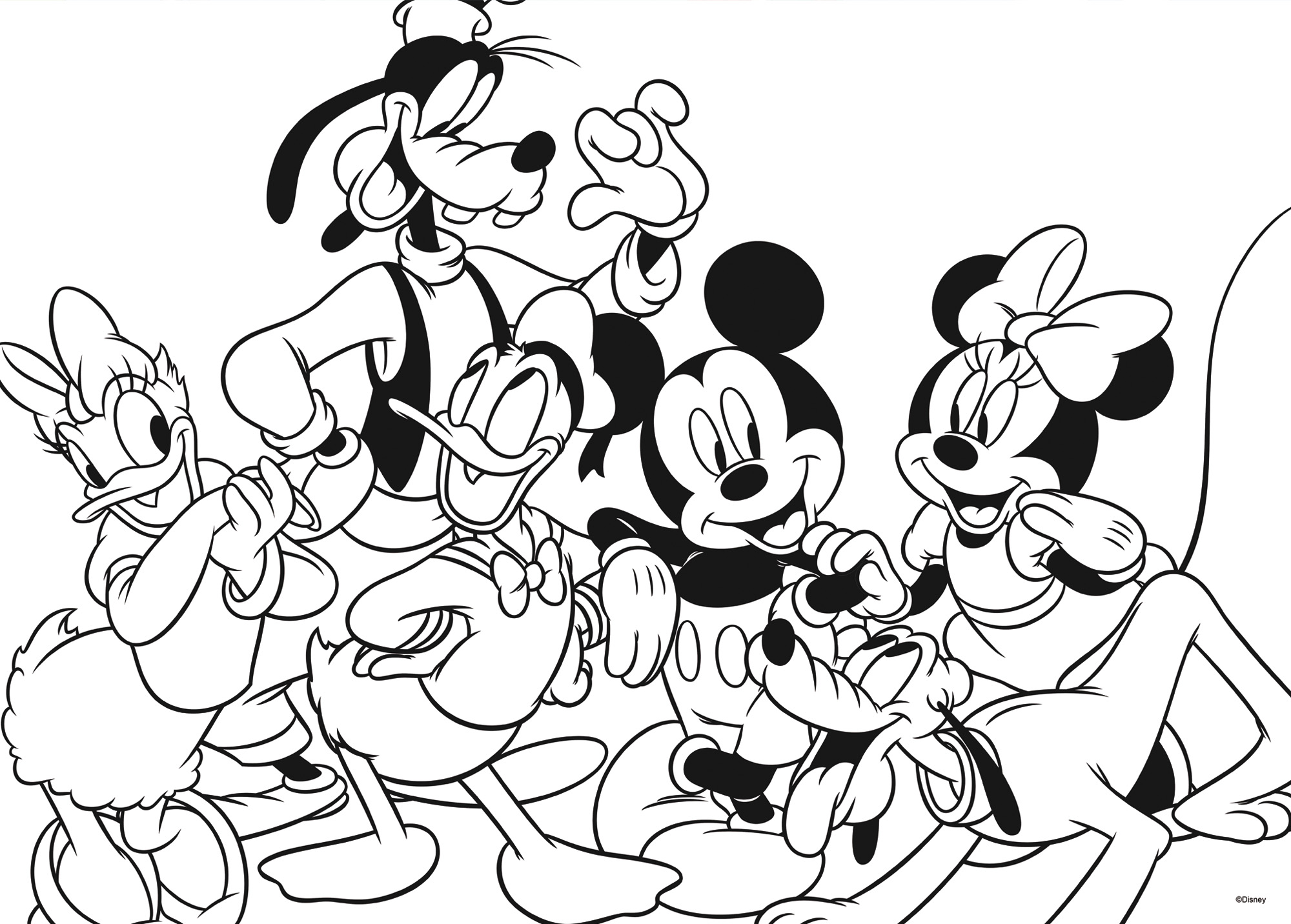 Lisciani Disney Maxi Floor 60 Mickey puzzle double-face