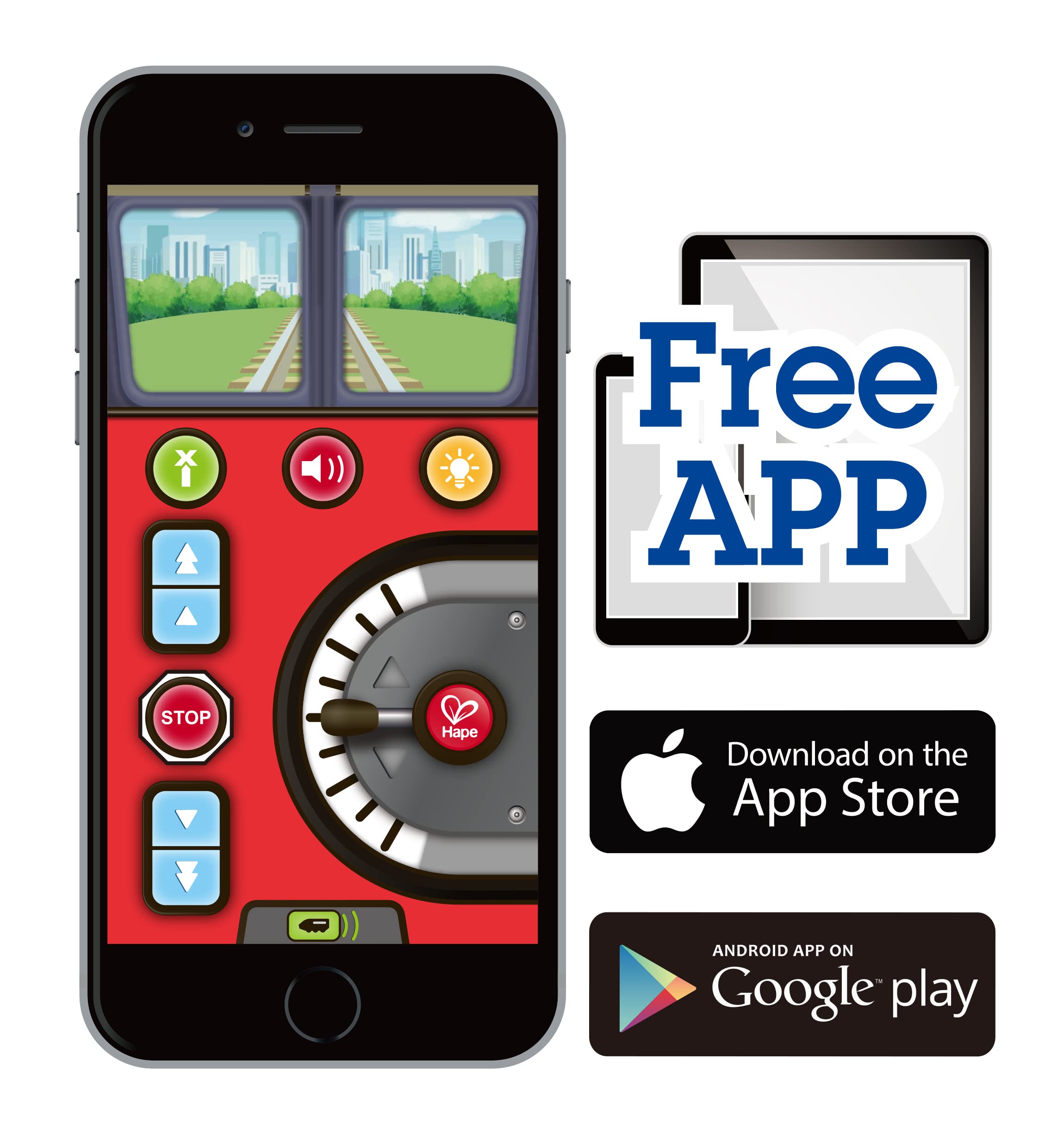Hape Treno Controllo Remoto trenino telecomandato USB con app