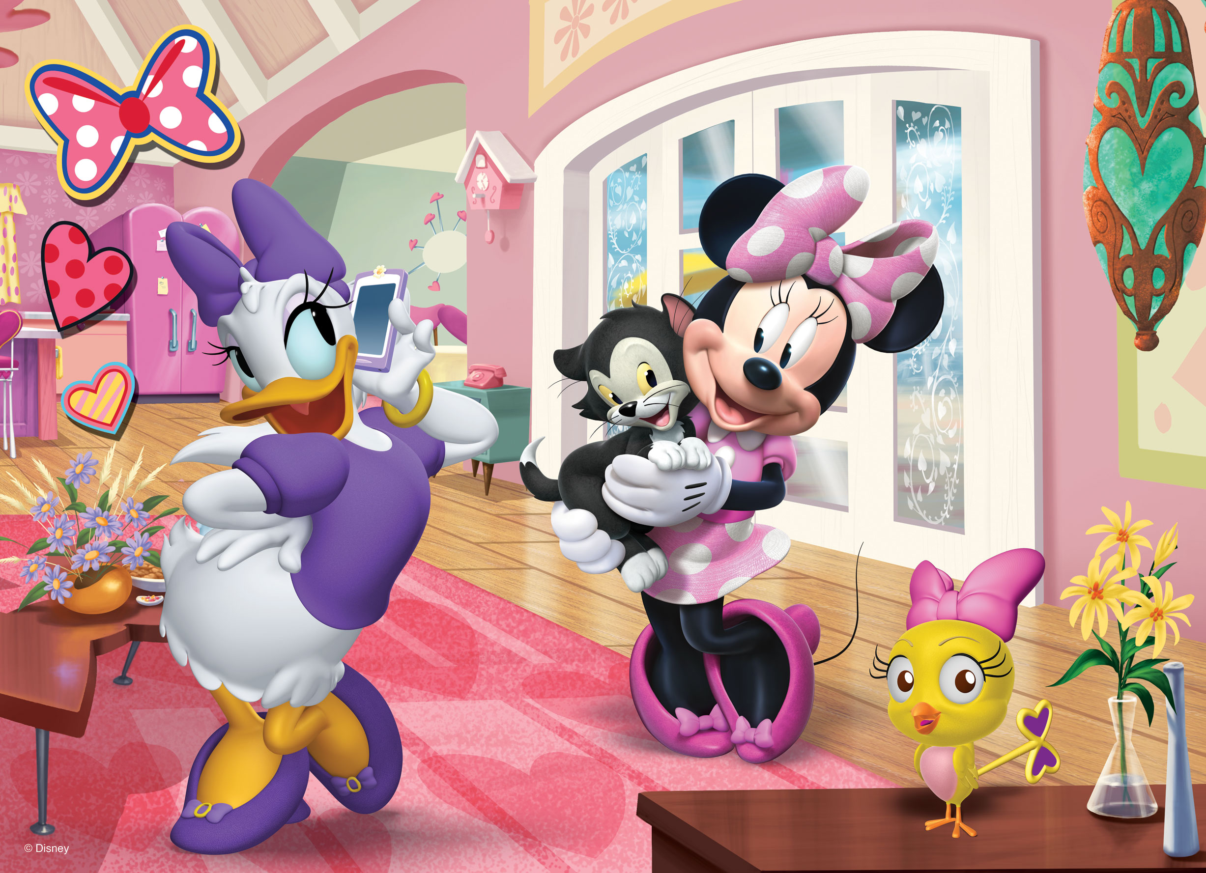 Lisciani Disney Maxi Floor 24 Minnie puzzle bambini double-face