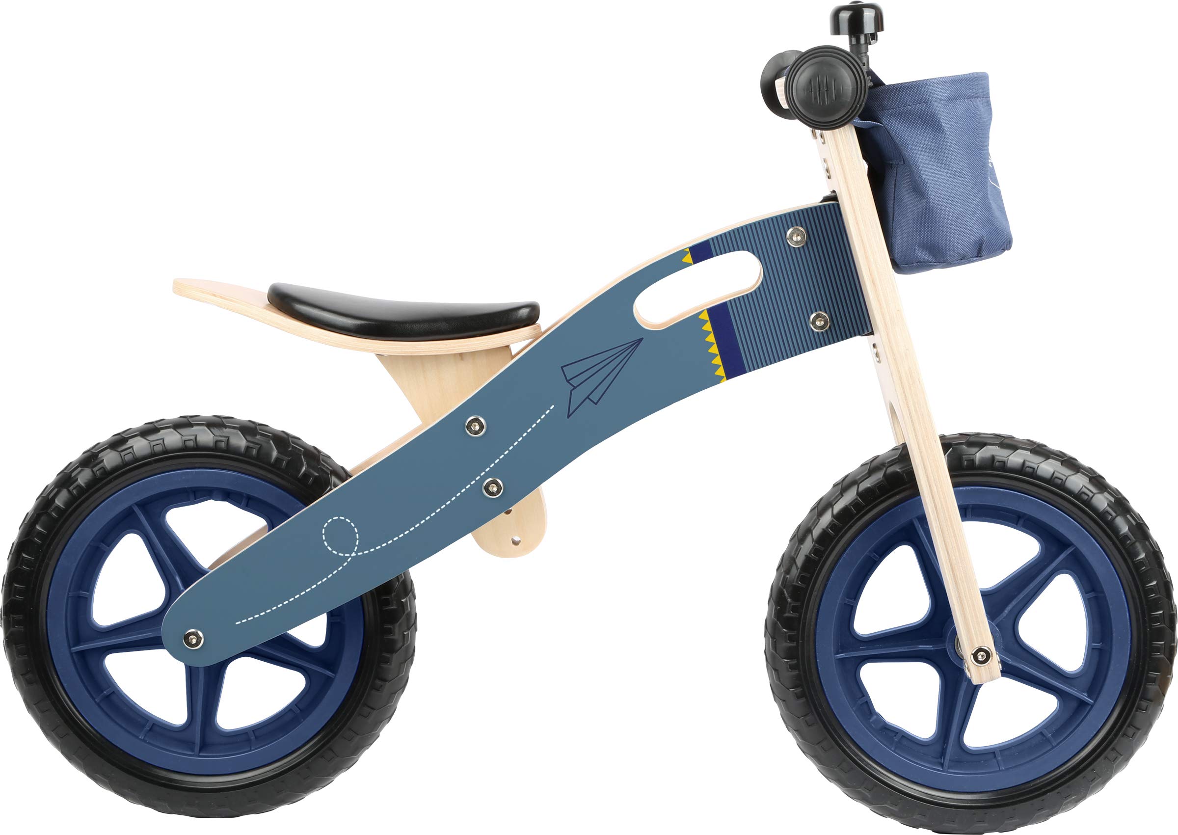smallfoot 11614 bici senza pedali aereo di carta sella regolabile