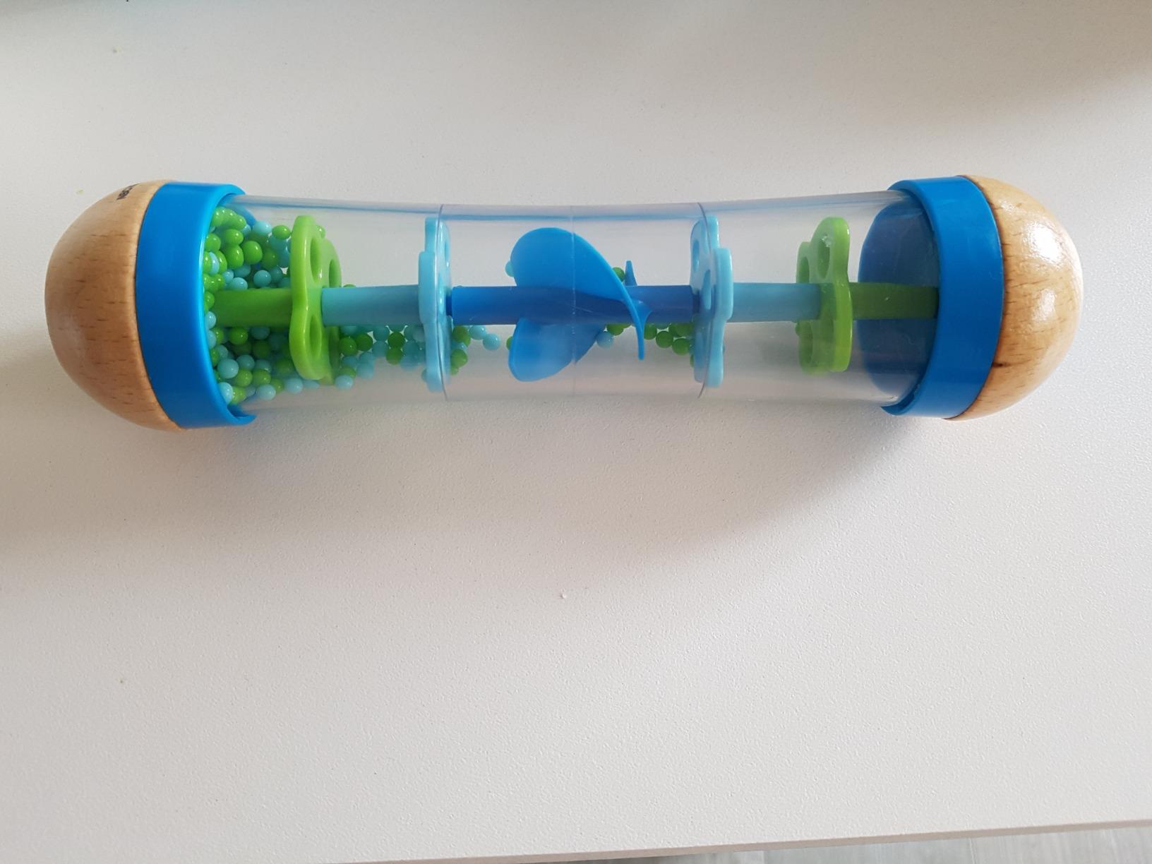 Hape Cascata di Perline bastone pioggia blu neonati