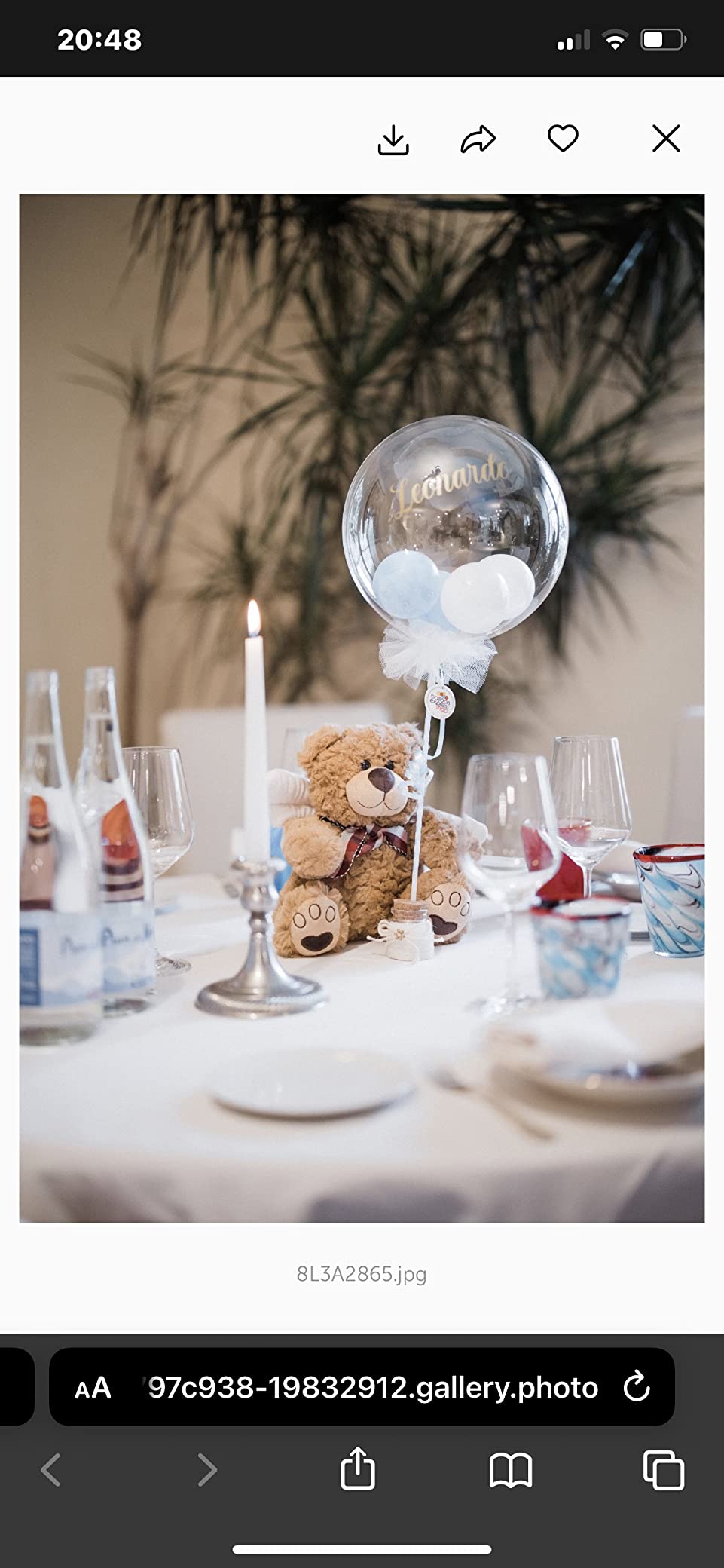 Small Foot 11486 Angelo Custode peluche orsetto 25 cm