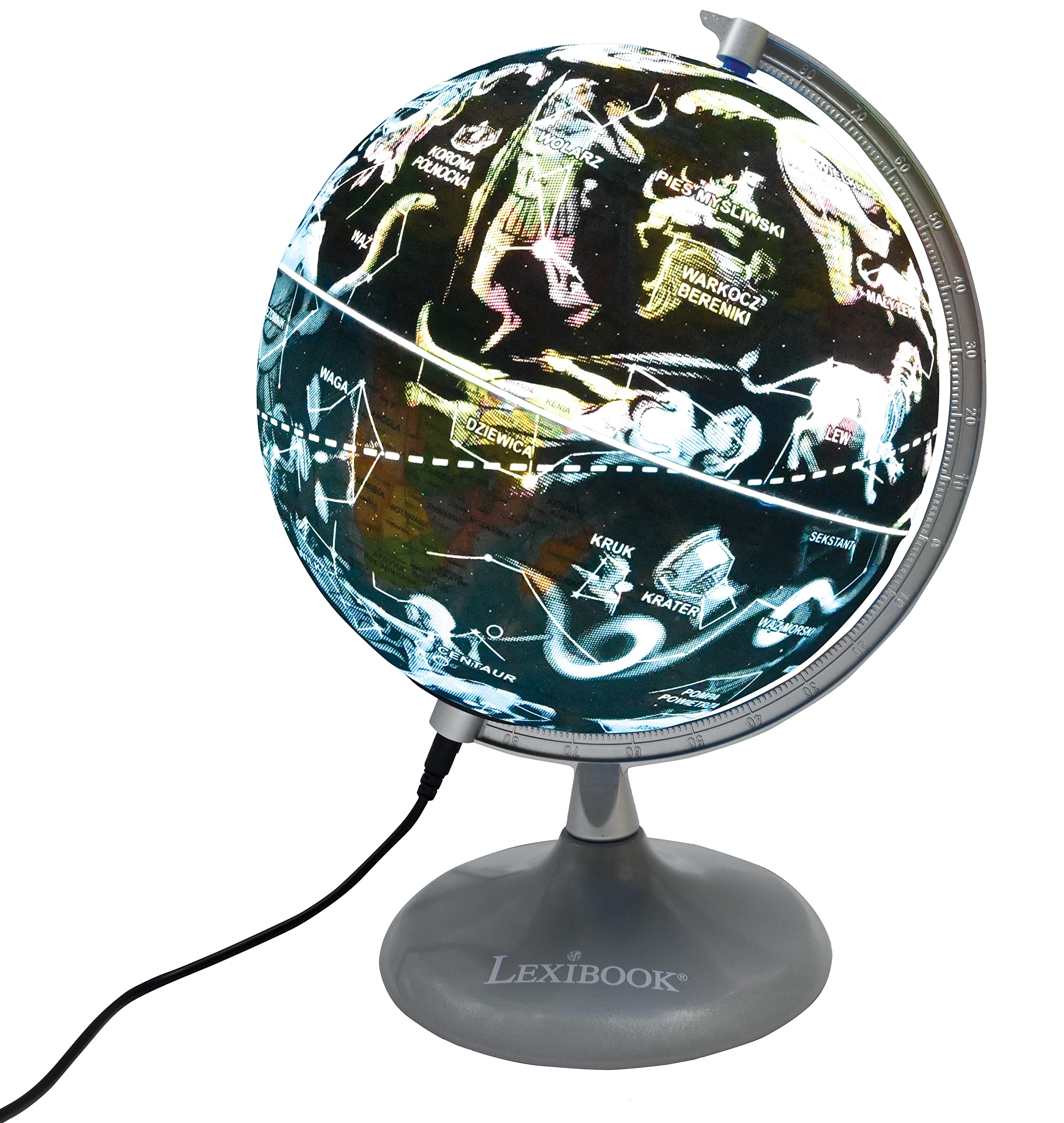Lexibook NLJ185PL mappamondo planetario illuminato