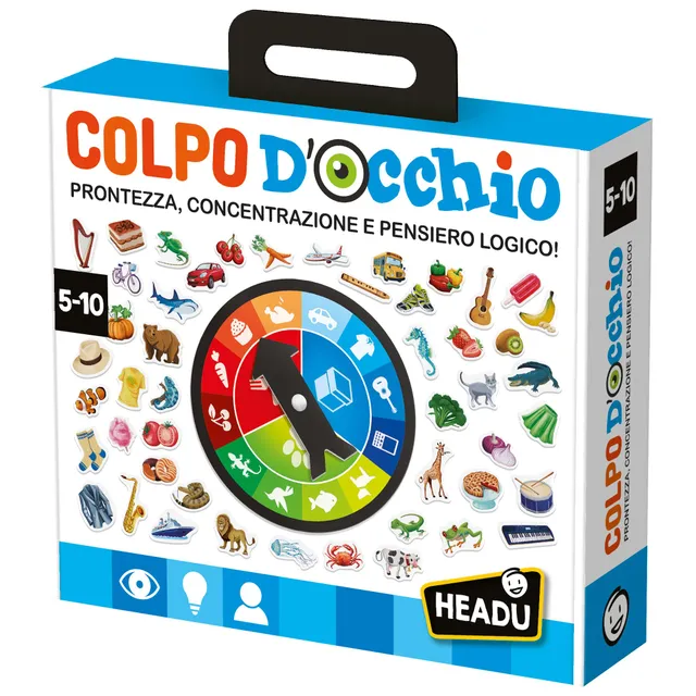 Headu Colpo d’Occhio gioco da tavolo 5-10 anni prontezza