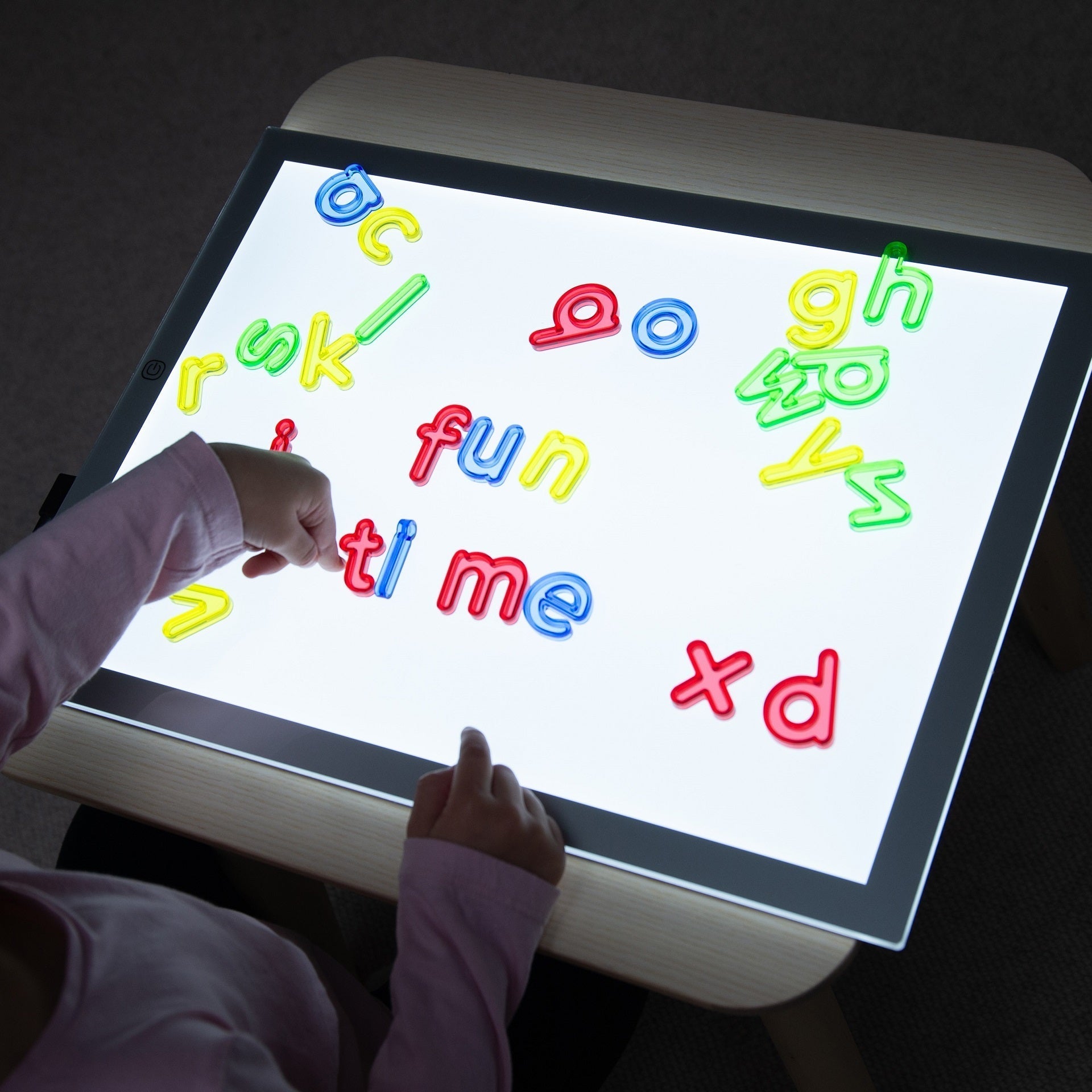 Tickit Translucent Letters lettere traslucide minuscole 26 pezzi