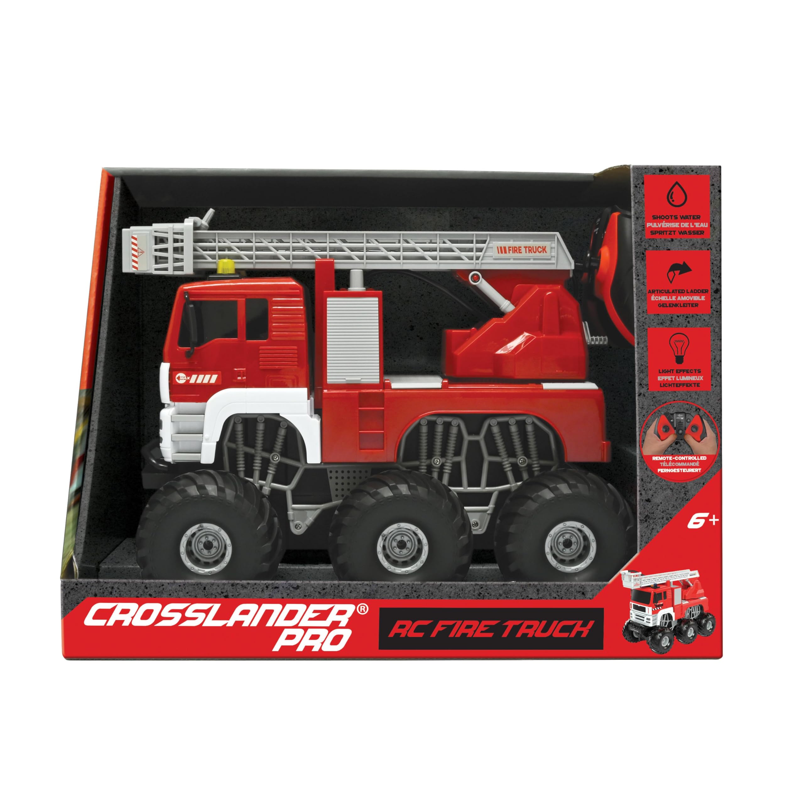 Lexibook Crosslander PRO RCP20LXB camion pompieri RC con acqua