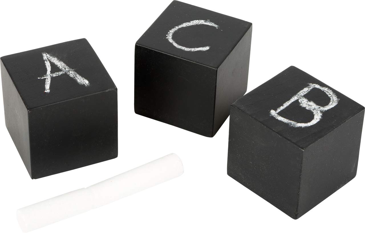 smallfoot 11194 Cubi Lavagna in Legno da Scrivere