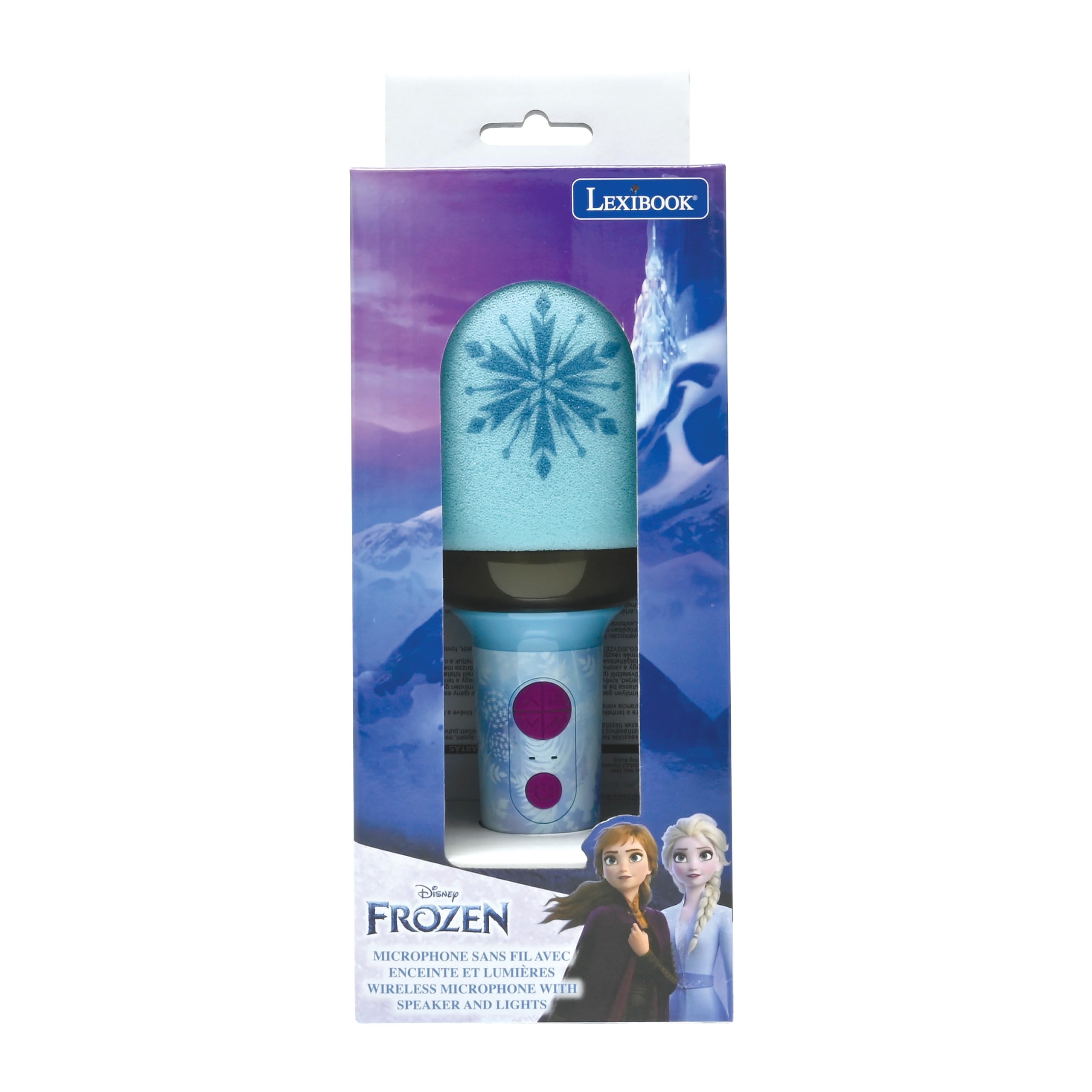 Lexibook Frozen MIC280FZ microfono senza fili con luci