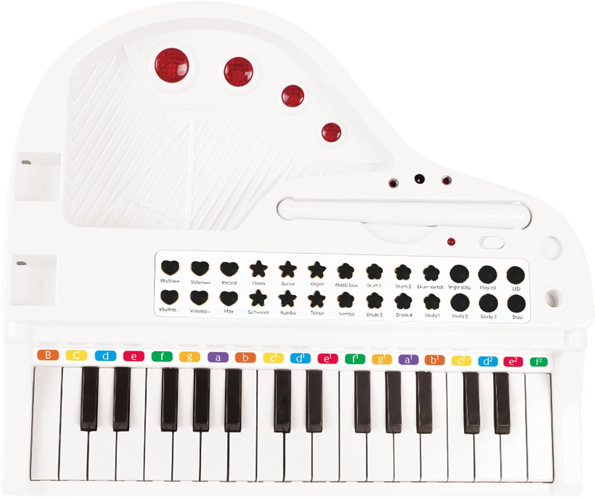 Lexibook K731 mio primo pianoforte bambini bianco 31 tasti