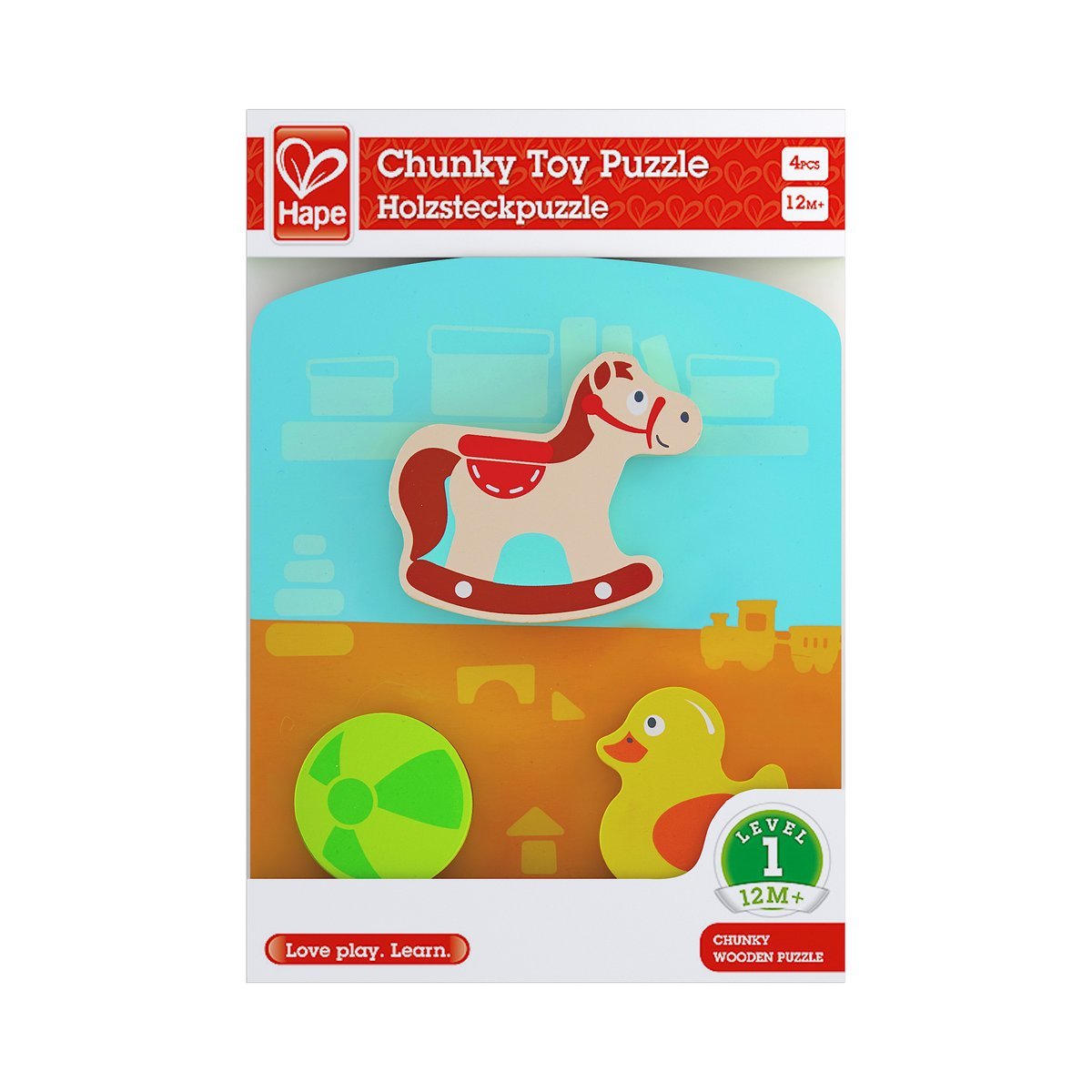 Hape E1452 puzzle in legno per bambini gioco famiglia