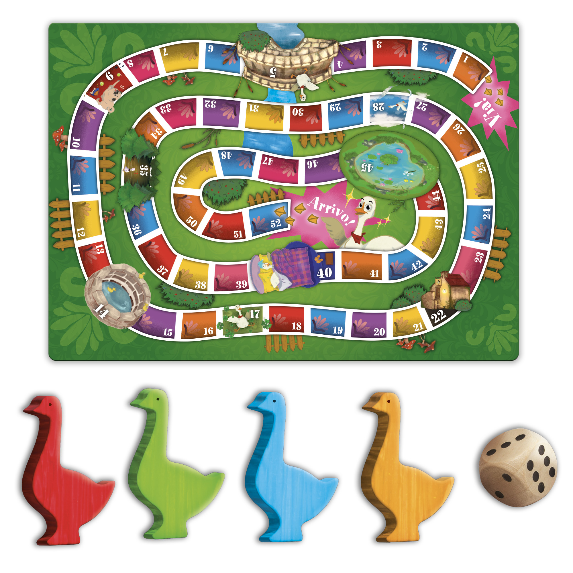 Lisciani Giochi Ludoteca Gioco dell'Oca Classic gioco da tavolo