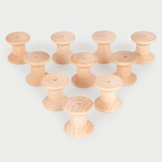 Tickit Natural Wooden Spools rocchetti legno 10 pezzi euristici