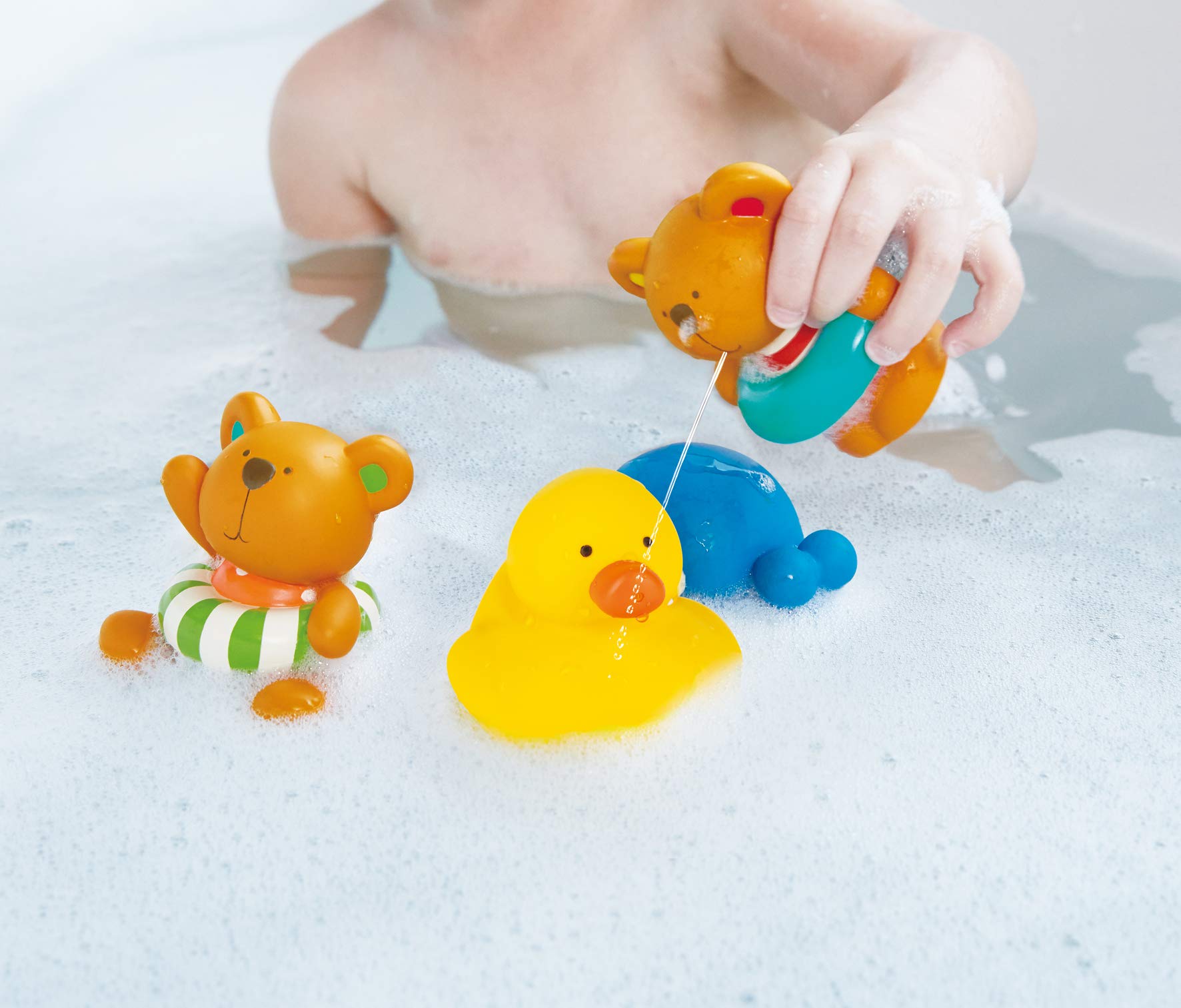 Hape Teddy e Amici giochi bagnetto spruzzi vasca