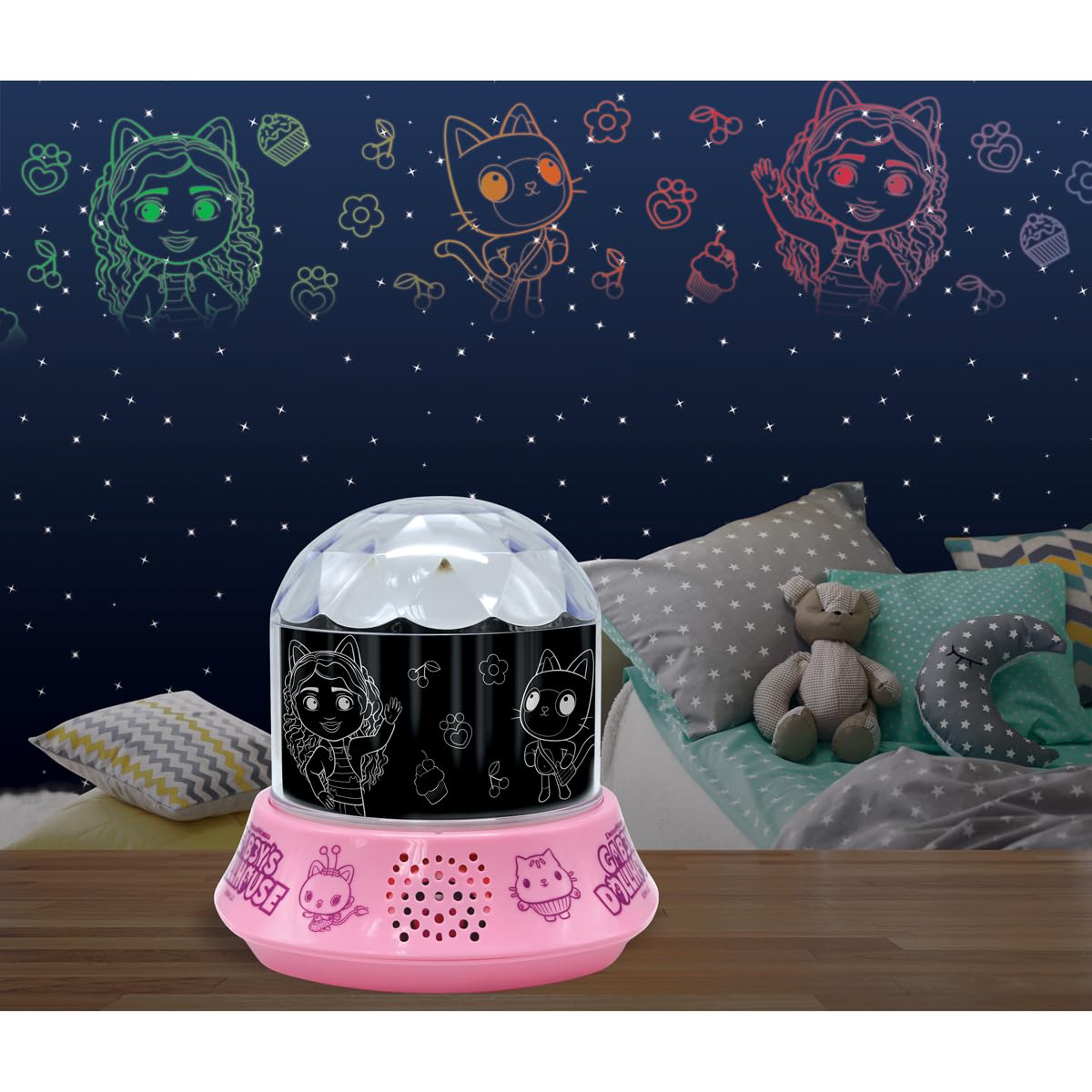 Lexibook Gabby's Dollhouse NLJ035GDH luce notturna con speaker