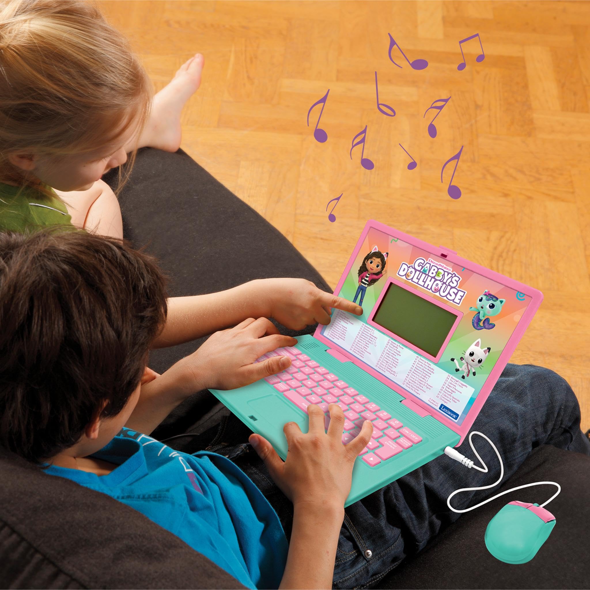 Lexibook Gabby JC598GDH computer bambini rosa/blu bilingue