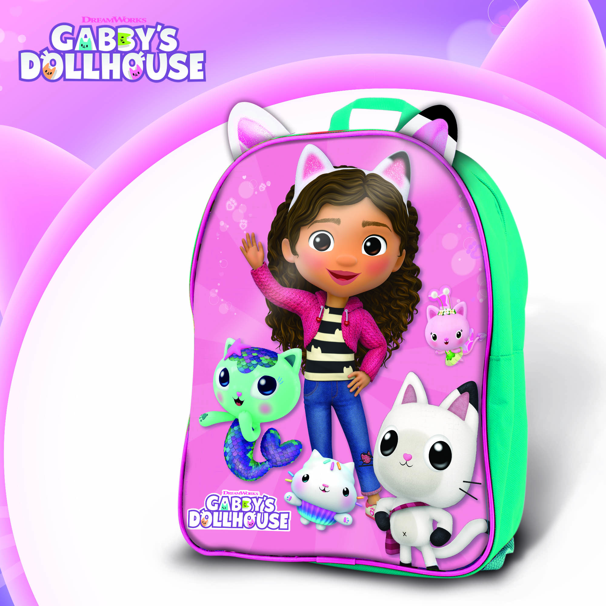 Lisciani Gabby's Dollhouse Zainetto Coloring And Drawing School disegno