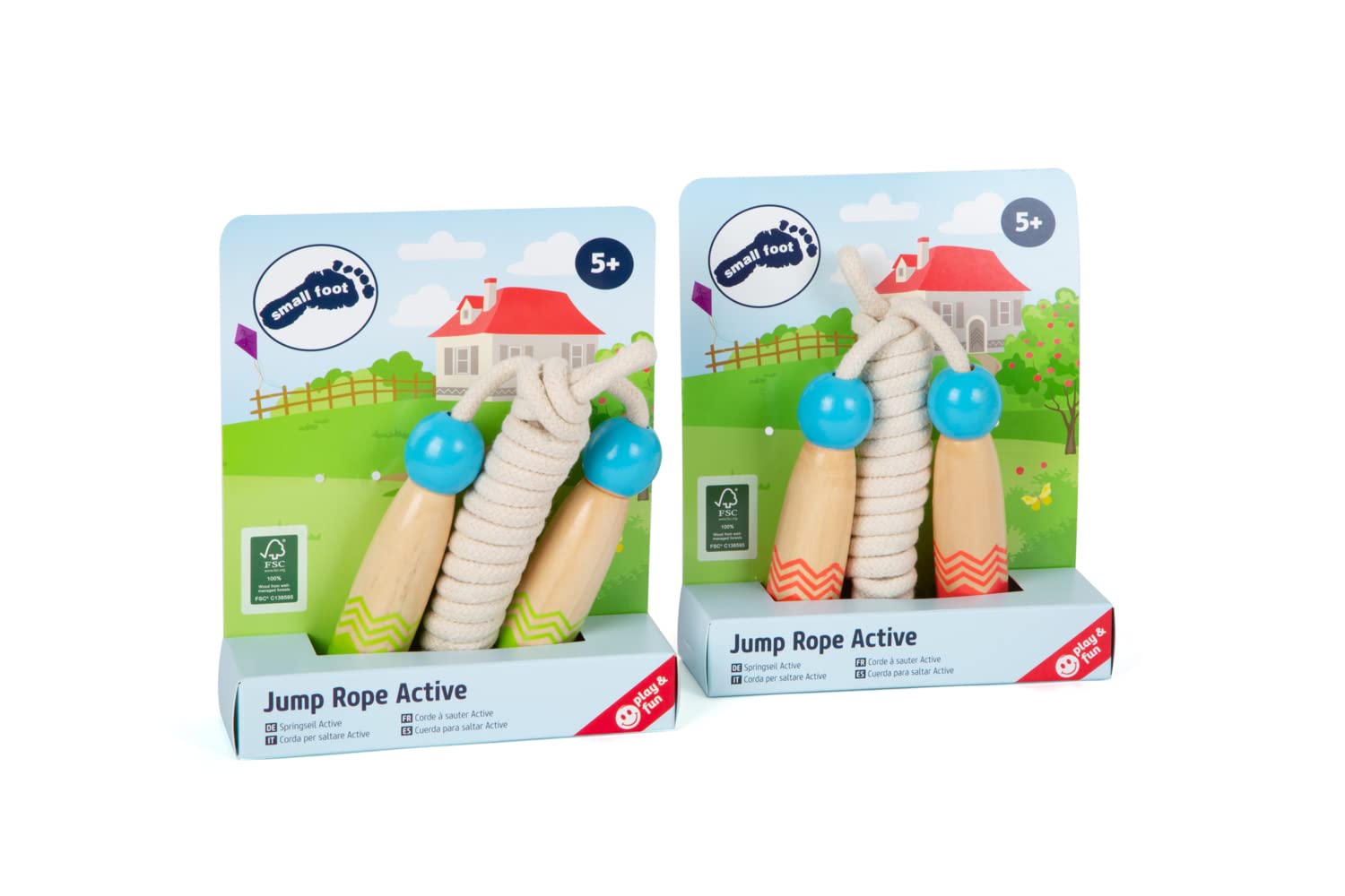 smallfoot Active 12031 quattro in fila XXL gioco legno giardino