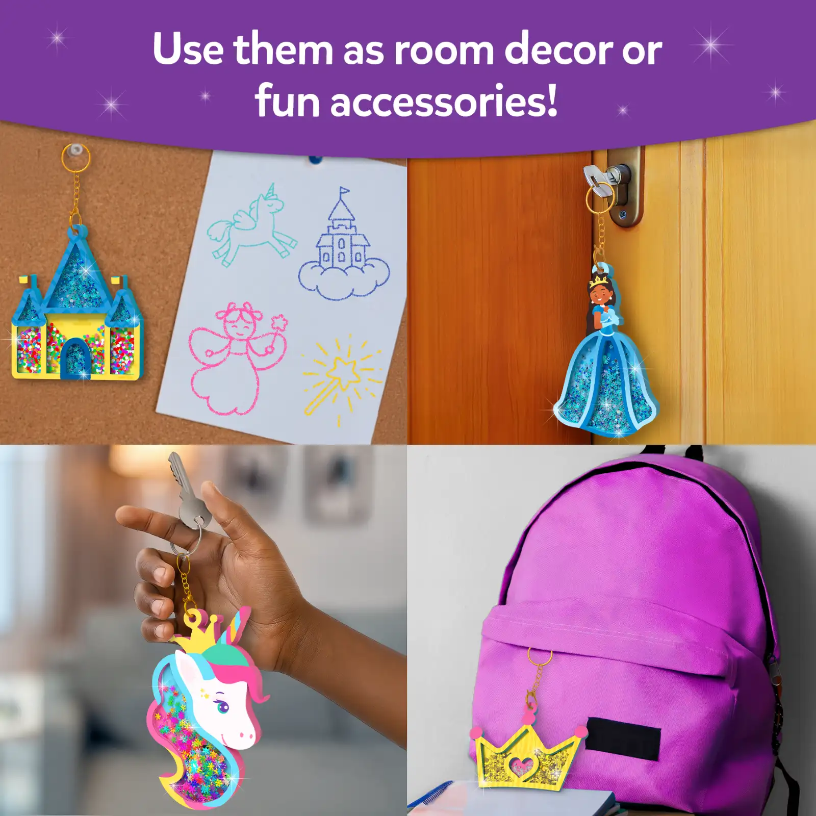 Skillmatics Shake-its Unicorns & Princesses kit unicorni 4-9 anni