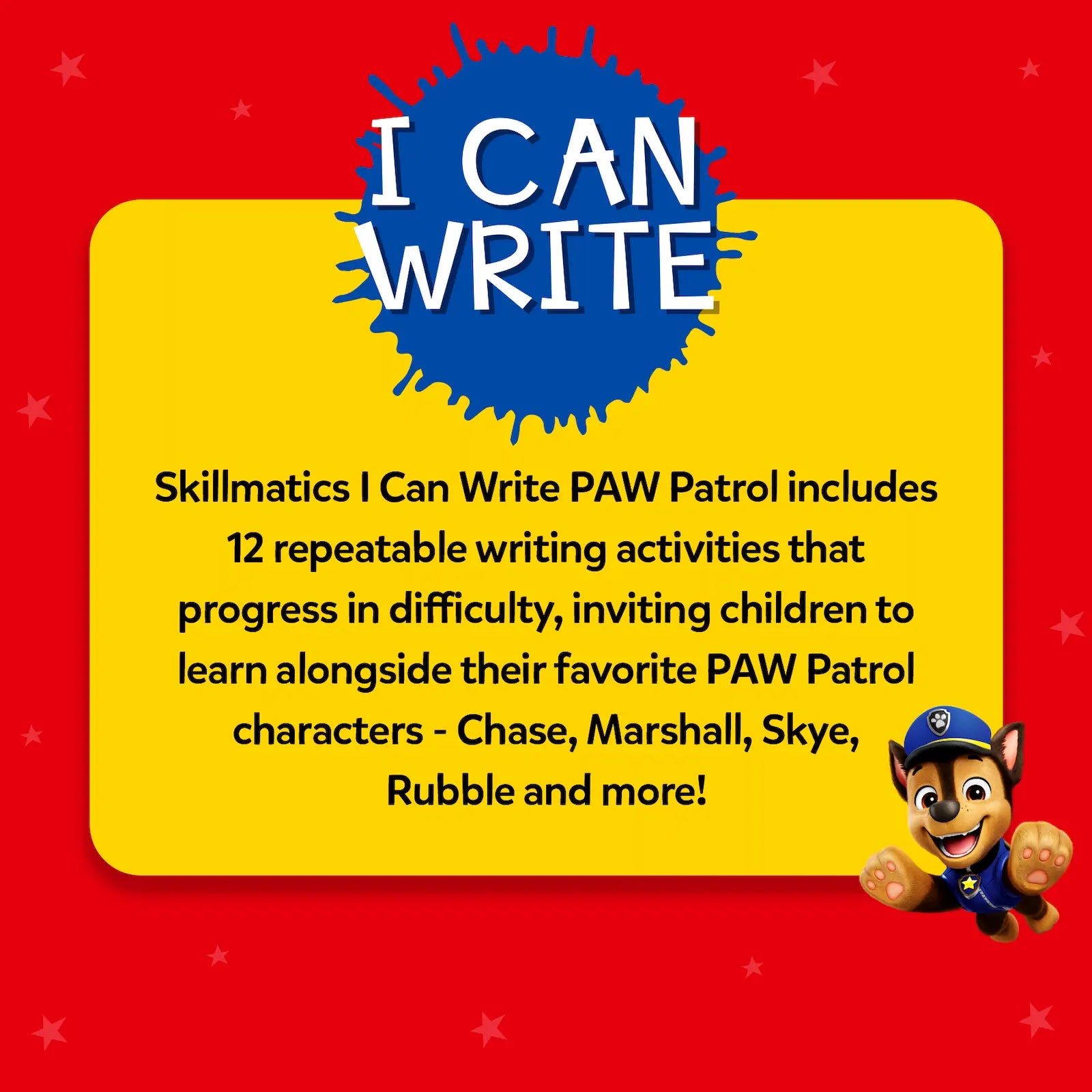 Skillmatics I Can Write PAW Patrol quaderno scrittura bambini