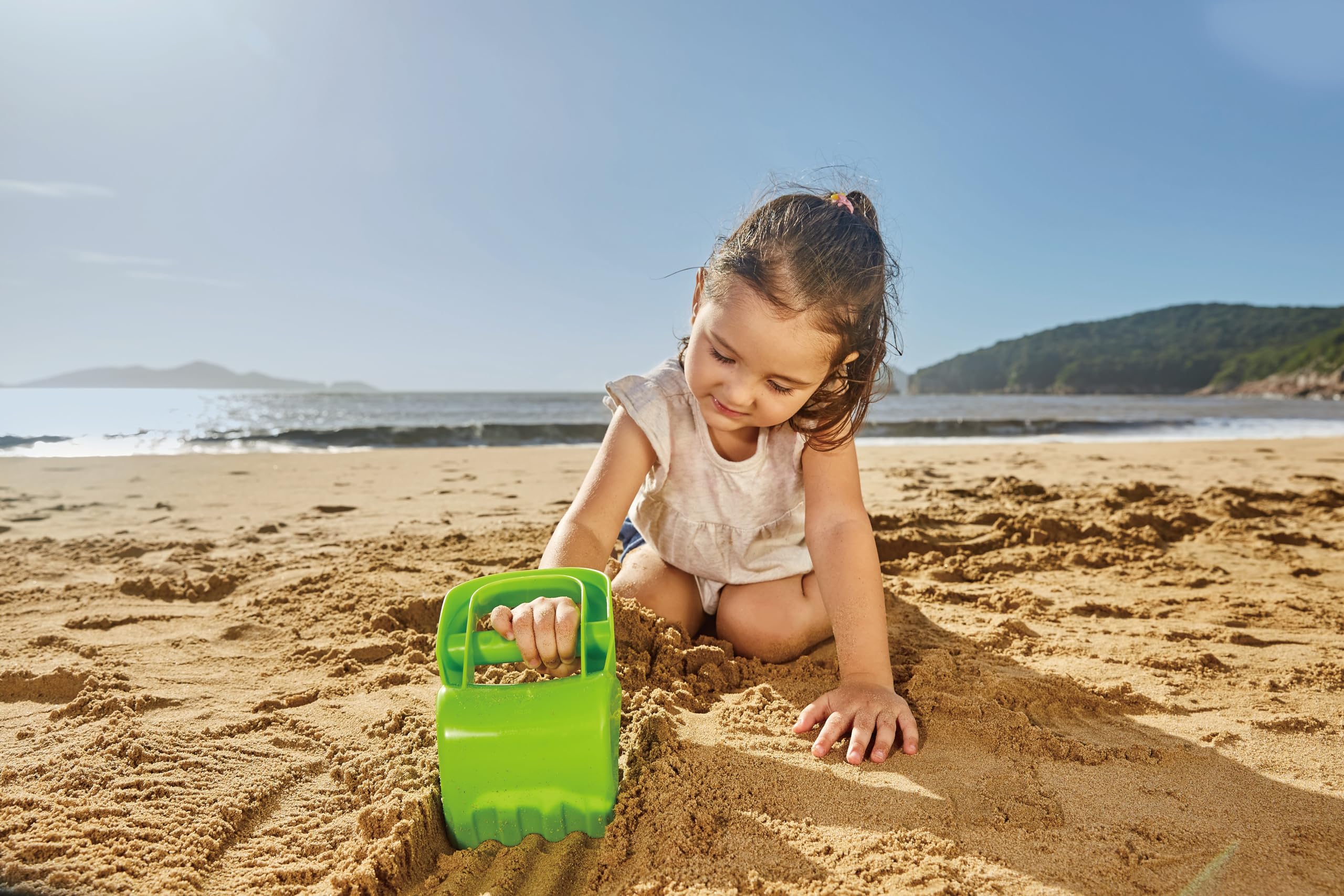 Hape Scavatrice Manuale Verde Gioco Spiaggia 18 Mesi+