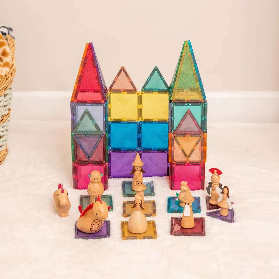 Tickit Enchanted Figures Glitter Castle set magnetico fiabe