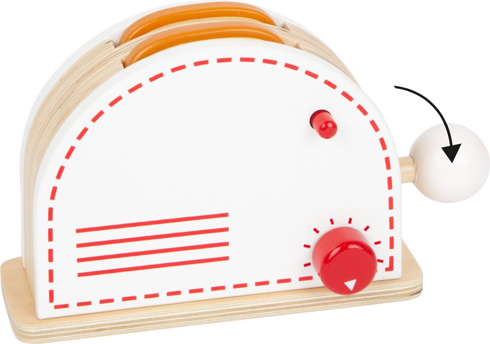 smallfoot set utensili cucina legno tostapane mixer 3 pezzi