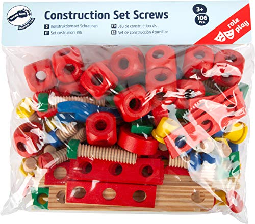 smallfoot 3490 set costruzioni legno da avvitare 5 anni