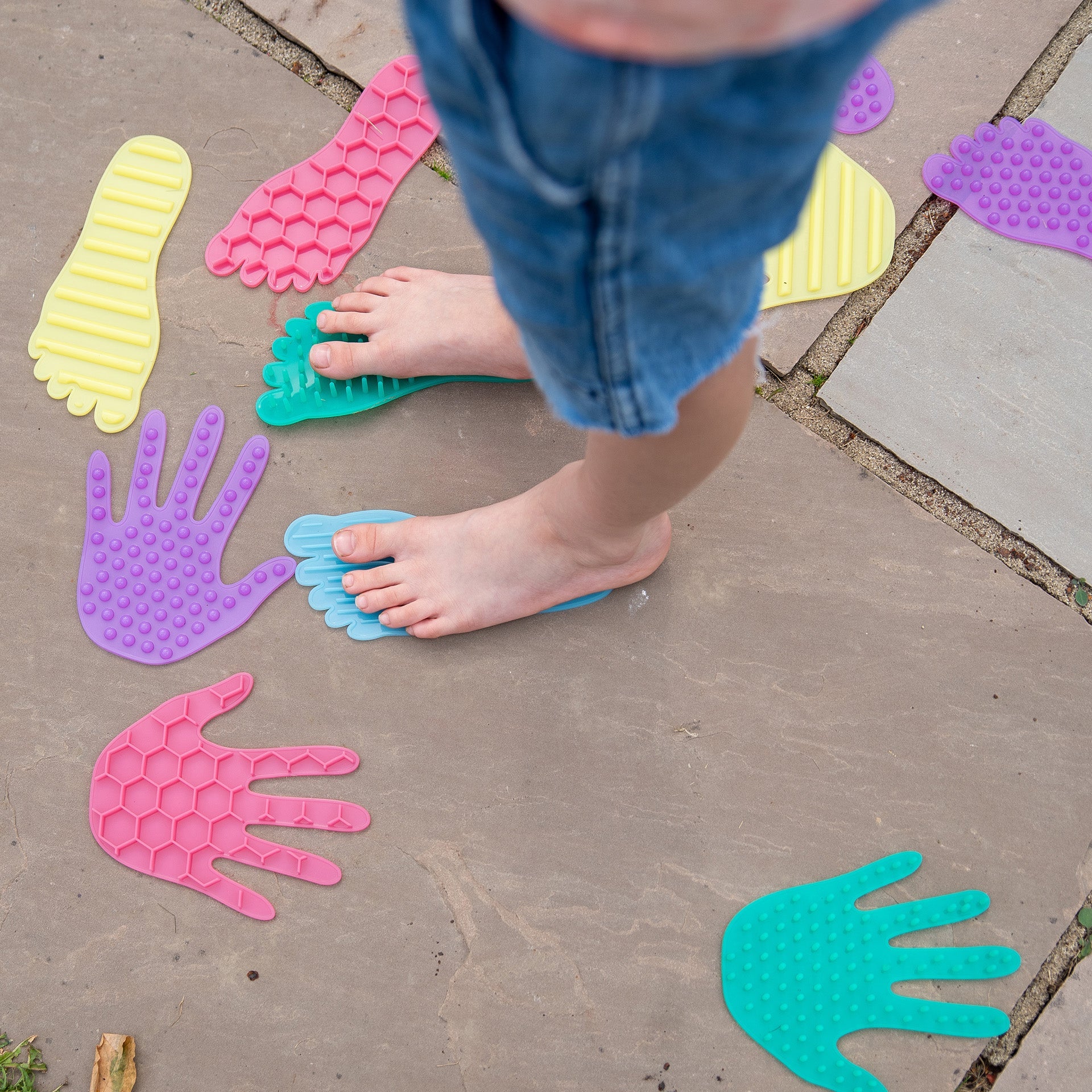 Tickit SiliShapes Hands & Feet set sensoriale 10 coppie
