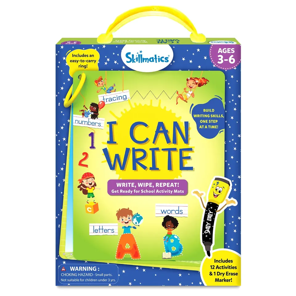Skillmatics I Can Write tappetini attività prescolari 3-6 anni