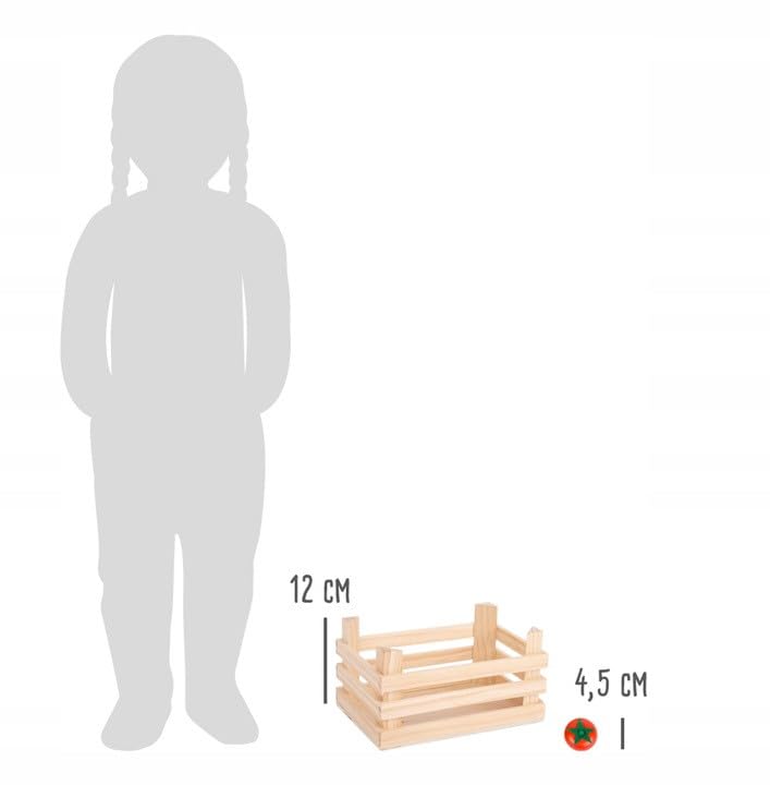smallfoot 11754 verdura in legno per negozietto 6 pezzi