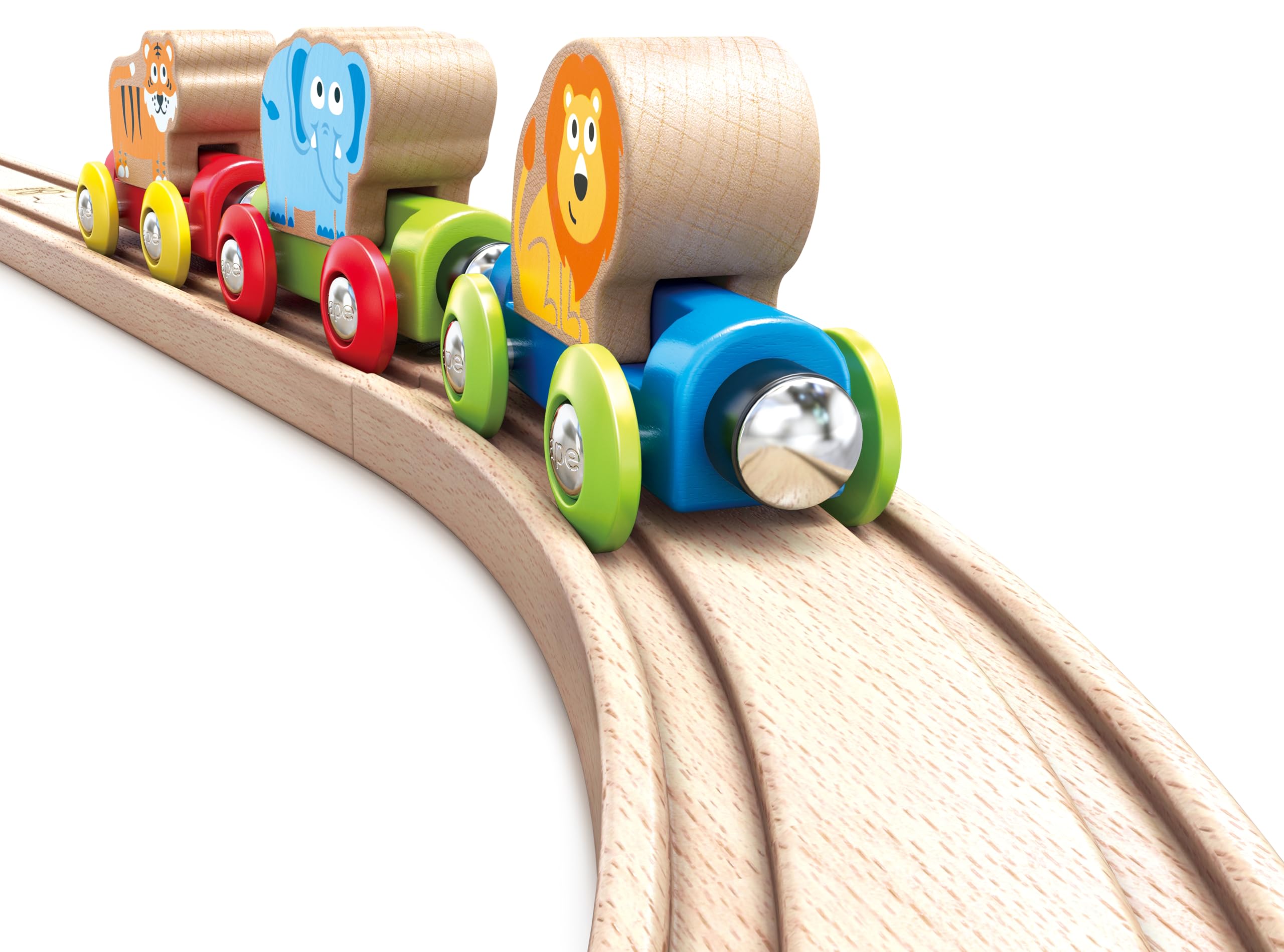 Hape Treno Viaggio Giungla trenino legno con animali