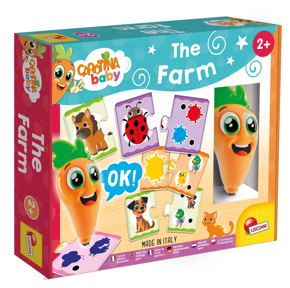 Lisciani Carotina Baby Penna Parlante The Farm gioco fattoria